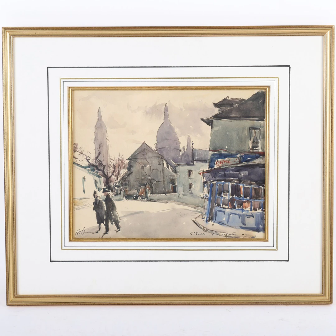 TABLEAU "SAINT PIERRE MONTMARTRE", 20th century French schoo - Lot 268