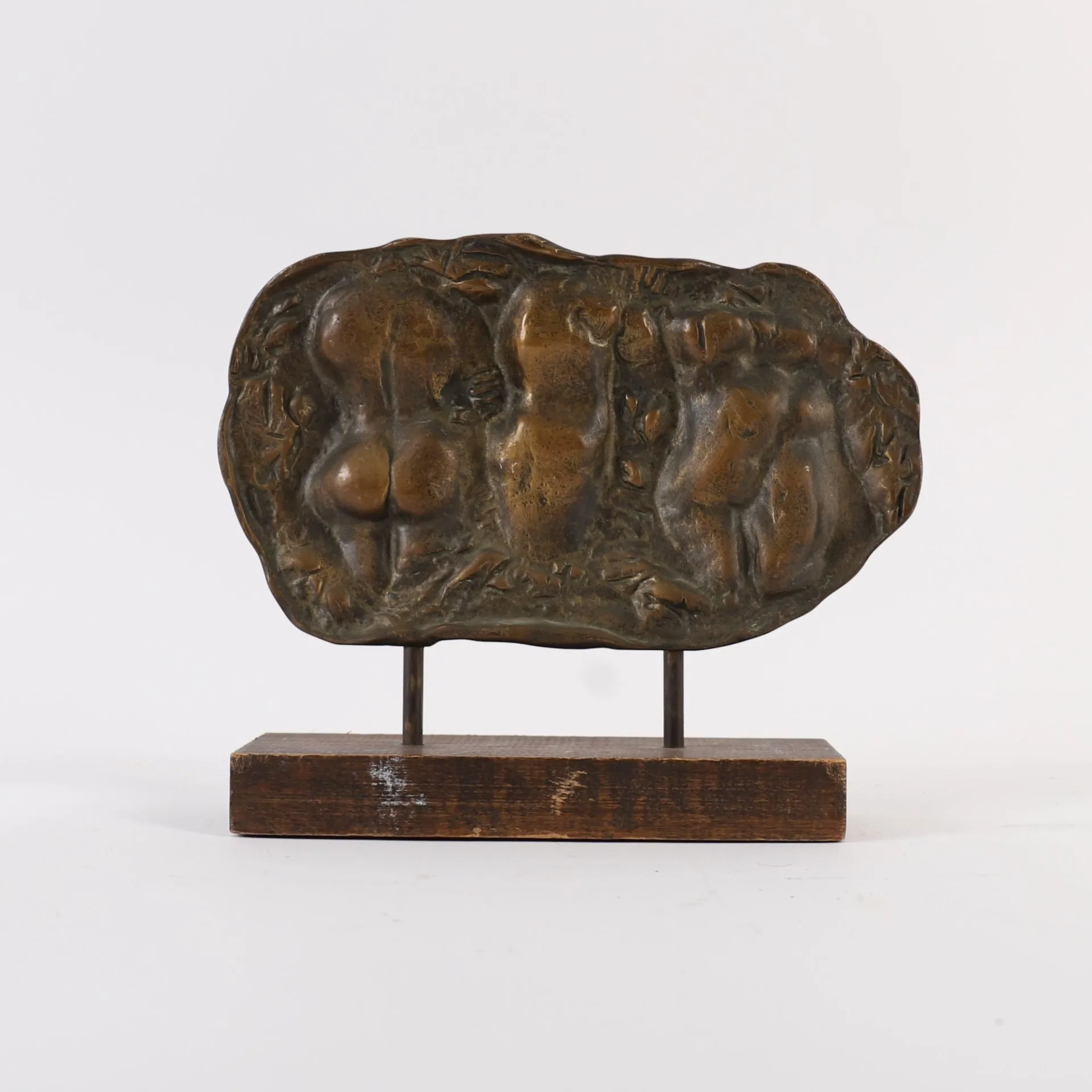 SENZA TITOLO" BRONZE PLATE by Ruggiero ALFEI (1922) - Lot 113