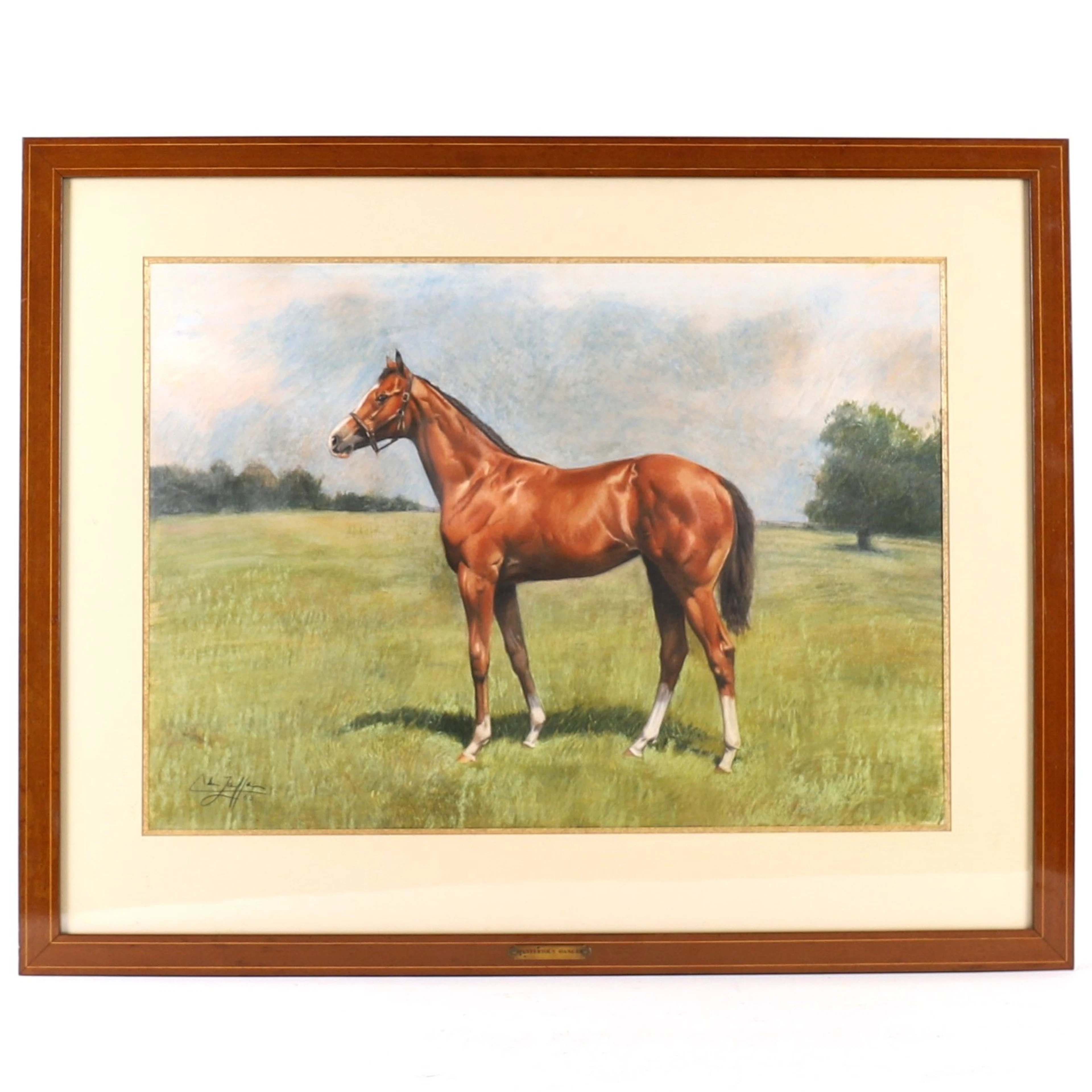 PAINTING "MYSTERIOUS DANCER," 20th Century - Lot 228