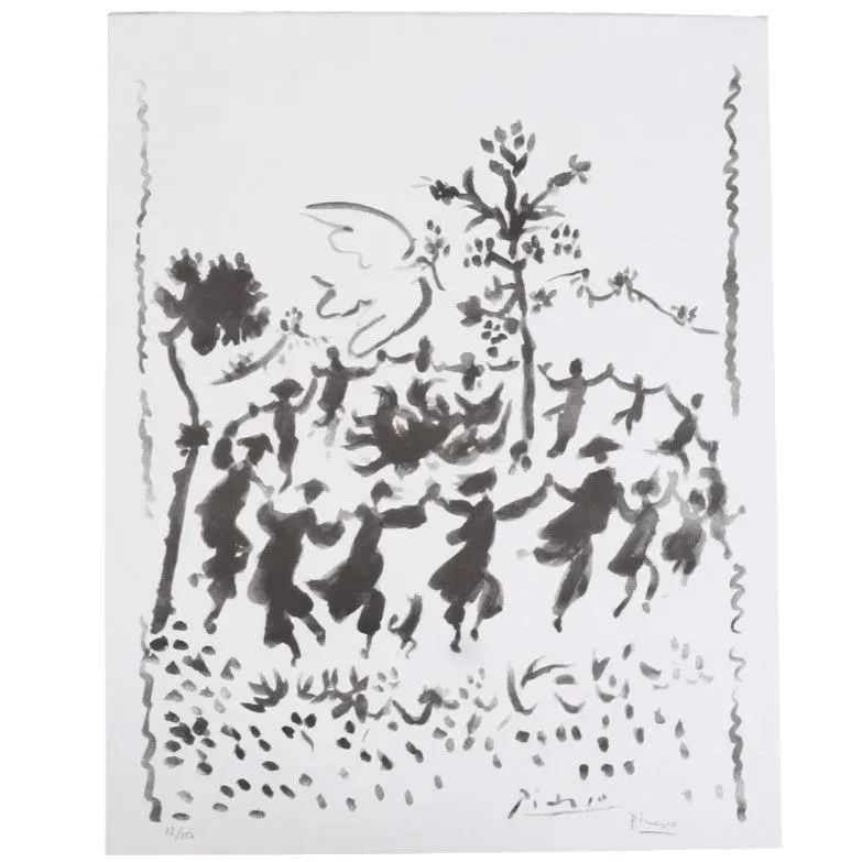 ARTWORK "VIVE LA PAIX" after Pablo PICASSO (1881–1973) - Lot 103