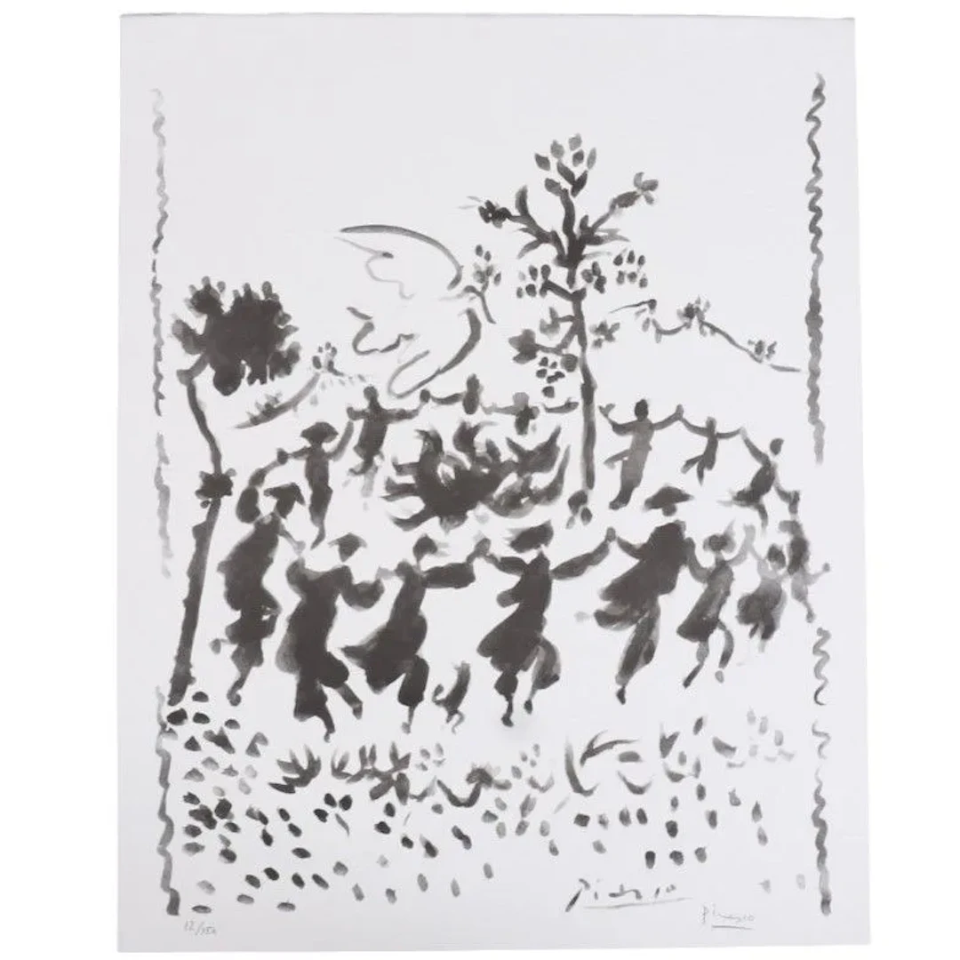 ARTWORK "VIVE LA PAIX" after Pablo PICASSO (1881–1973) - Lot 103
