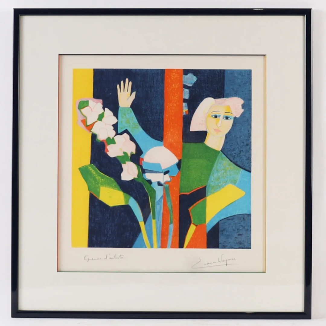 WORK "WOMAN AT THE WINDOW" by France WAGNER (1943) - Lot 280