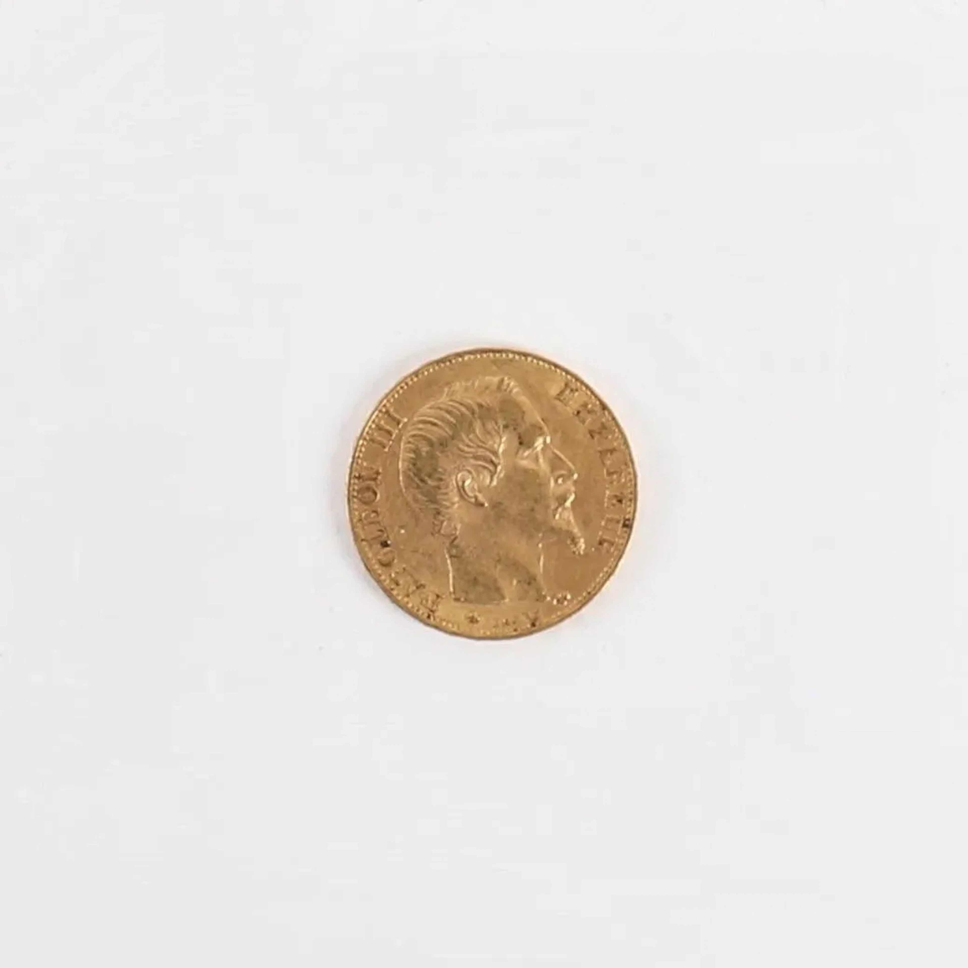 20 FRANCS NAPOLEON III GOLD COIN, 1860 - Lot 73