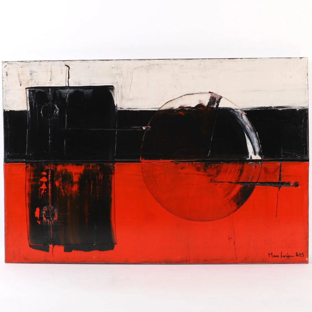PAINTING "PIERRE SOULAGE TRIBUTE T03" by Marc LOISEAU (born - Lot 188