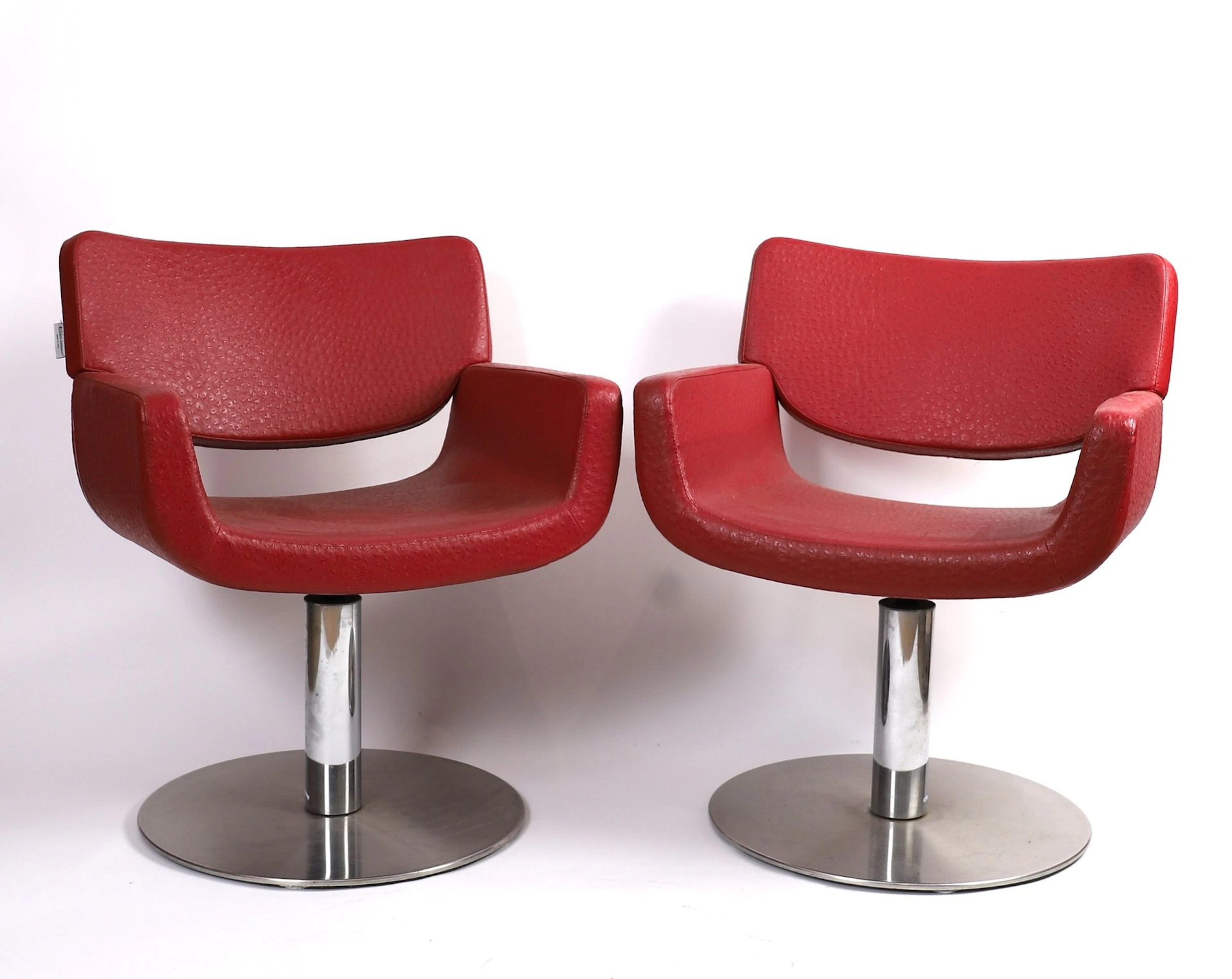 PAIR OF BARBER CHAIRS - Lot 217