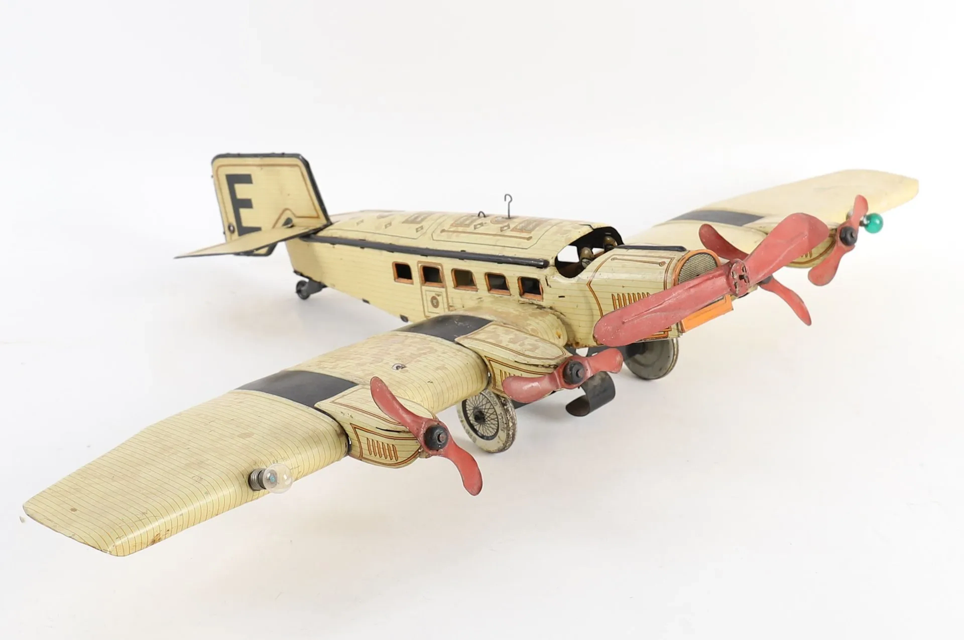 GÜNTHERMANN, FLUGZEUG 695 E, LARGE JUNKERS TOY AIRPLANE, GER - Lot 175