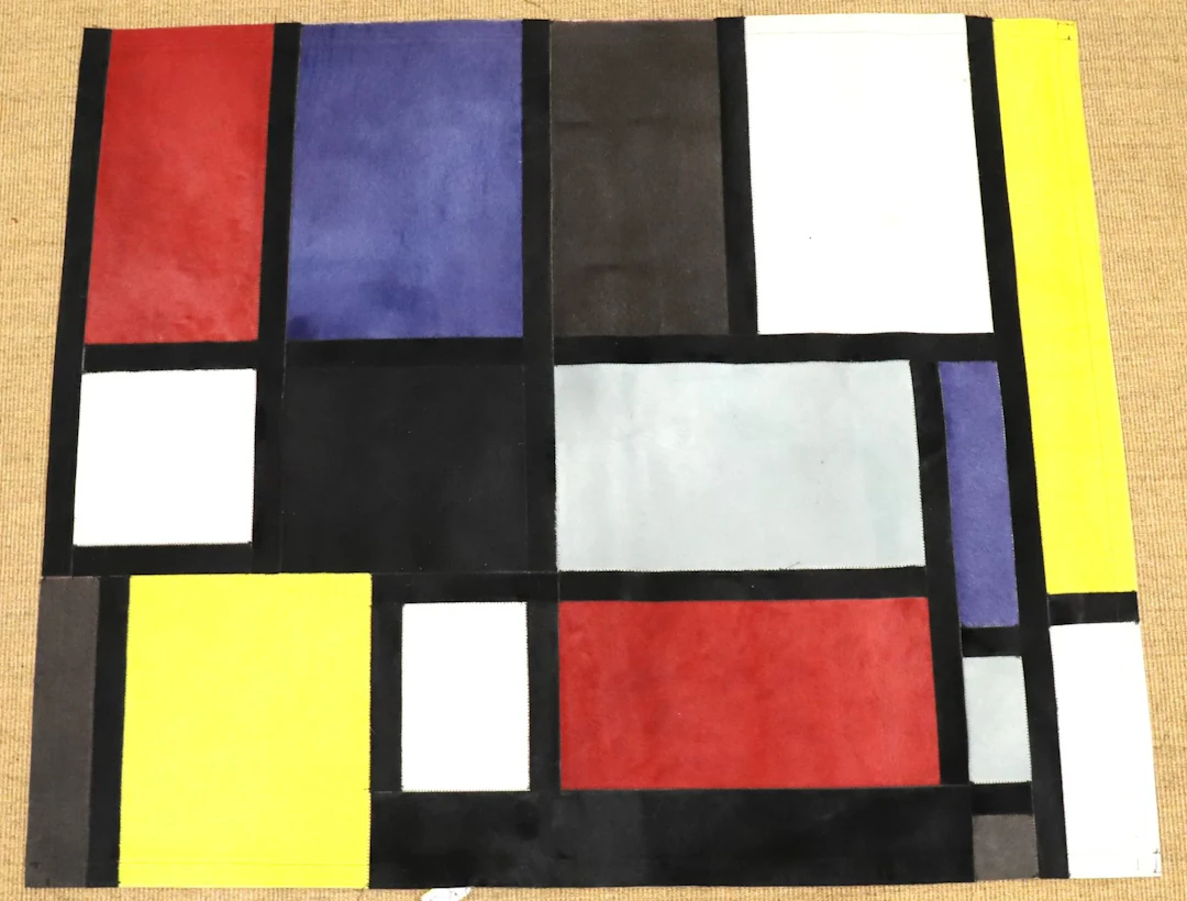 MODERN RUG IN THE STYLE OF Piet MONDRIAN (20th century) - Lot 297