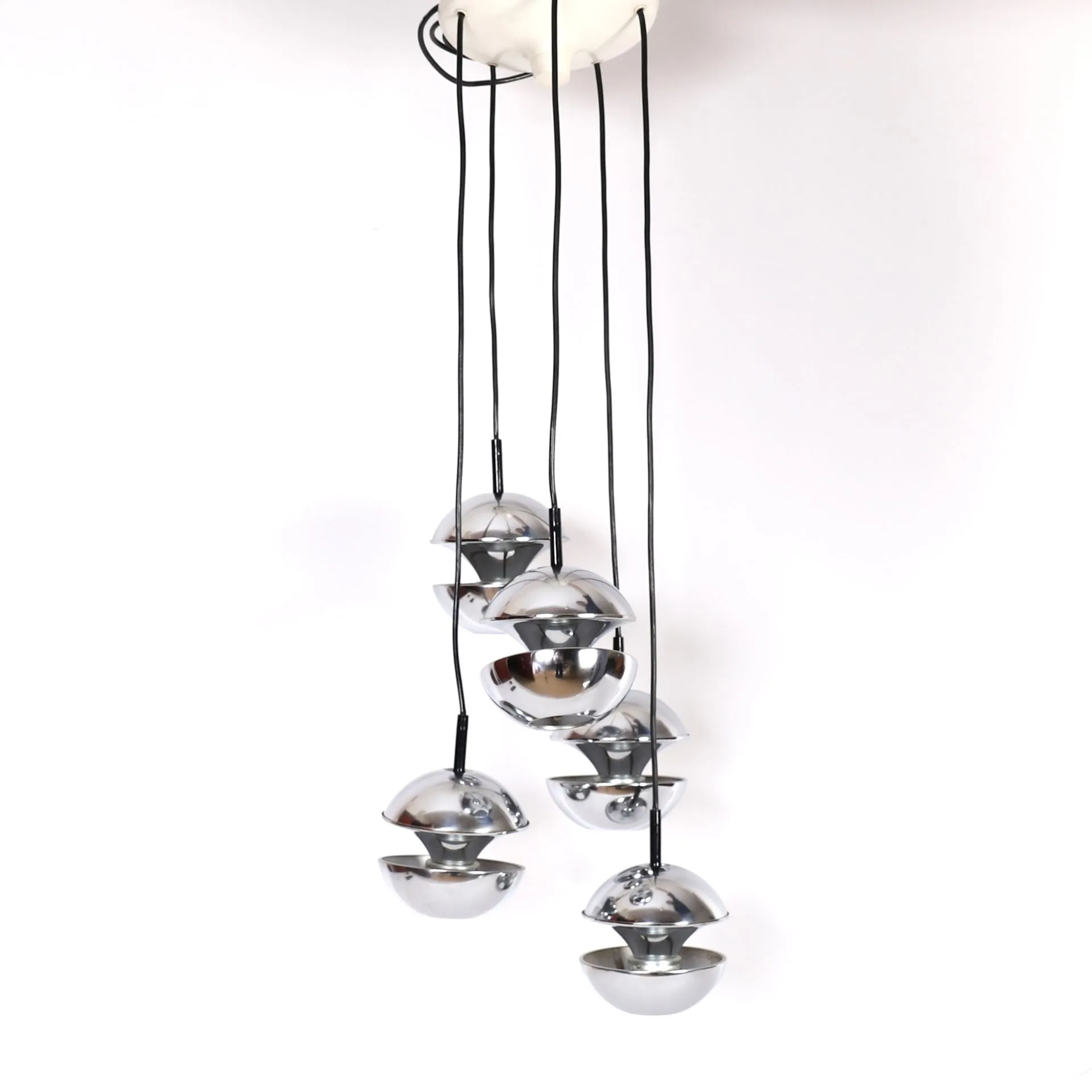 SPACE AGE KAISER LEUCHTEN PLAFONNIER 1970 Living-room lamp m - Lot 326
