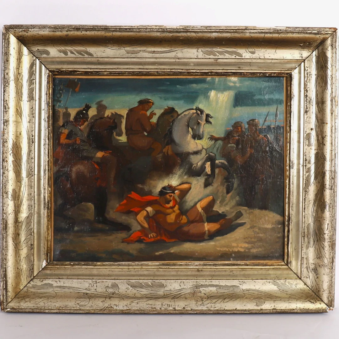 TABLEAU D'ÉTUDE "LA CONVERSION DE SAINT PAUL SUR LA ROUTE DE - Lot 278