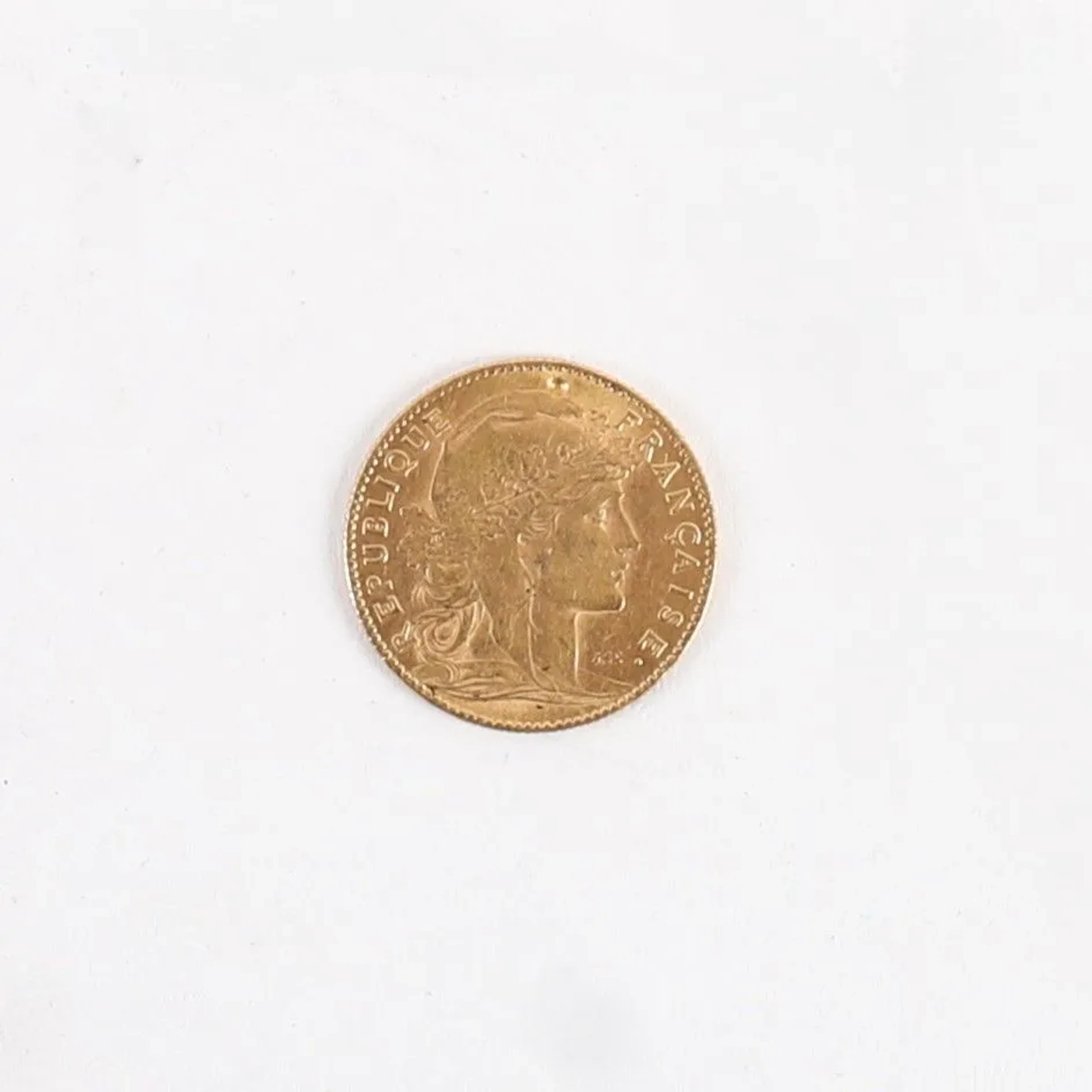 10 FRANCS COQ GOLD COIN, 1906 - Lot 51