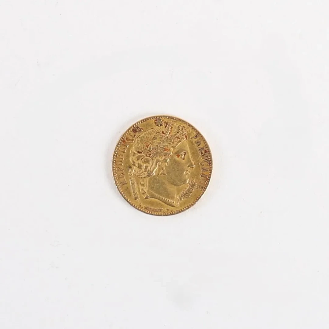20-FRANC CÉRÈS COIN, SECOND REPUBLIC, 1850 - Lot 84