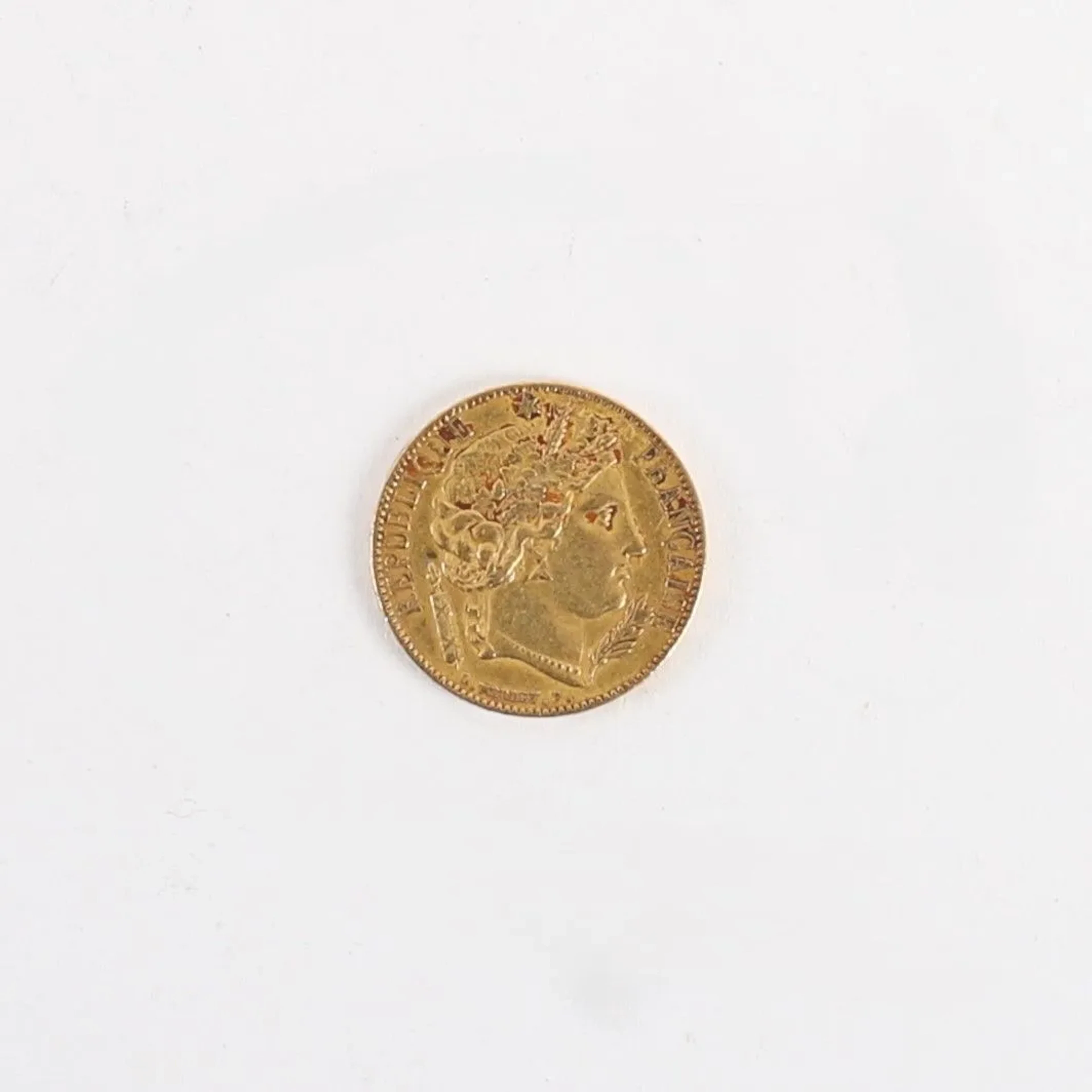 20-FRANC CÉRÈS COIN, SECOND REPUBLIC, 1850 - Lot 84