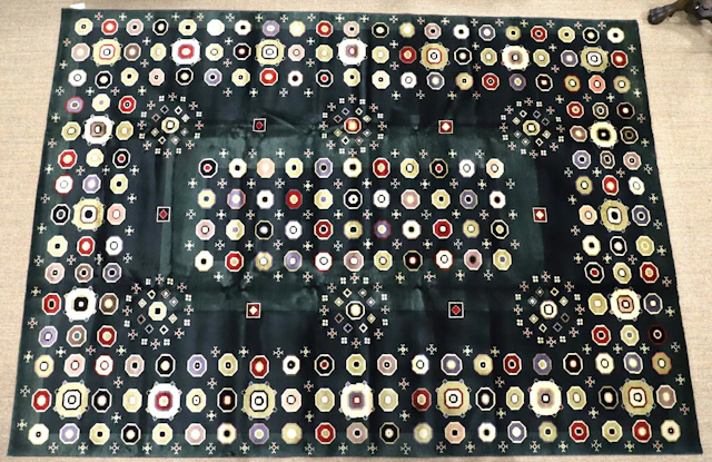 IMPORTANT AND BEAUTIFUL MODERN RUG, in the style of Barbro N - Lot 228