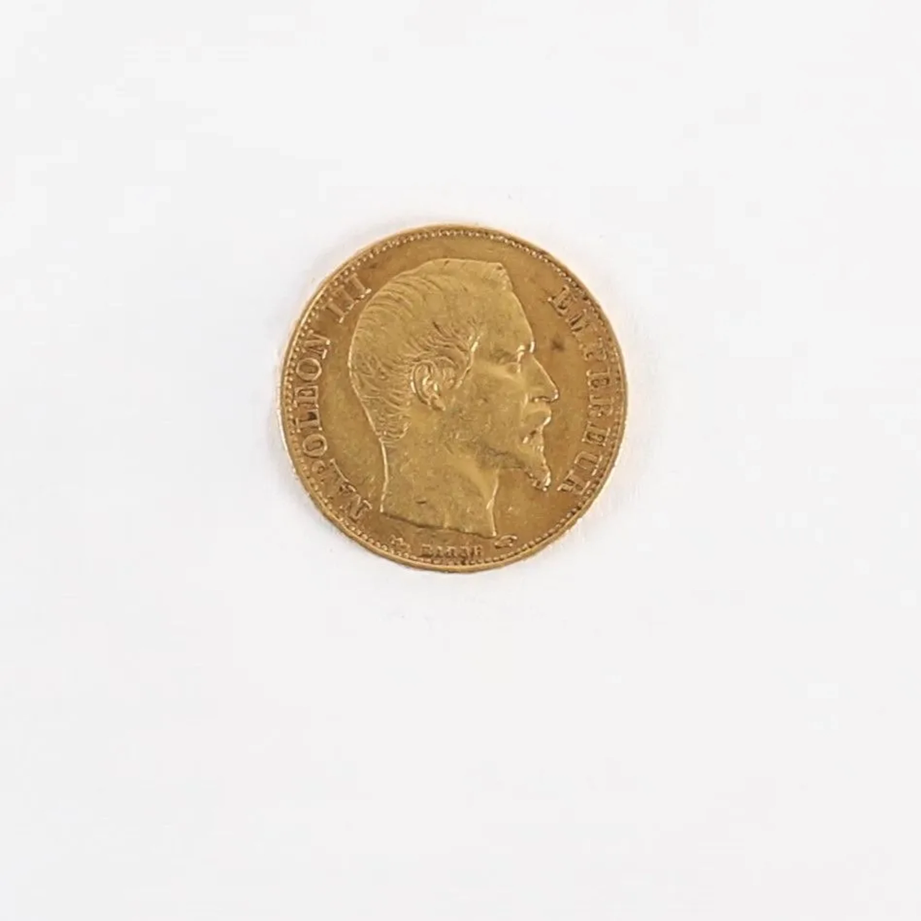 20 FRANCS NAPOLEON III GOLD COIN, 1855 - Lot 68