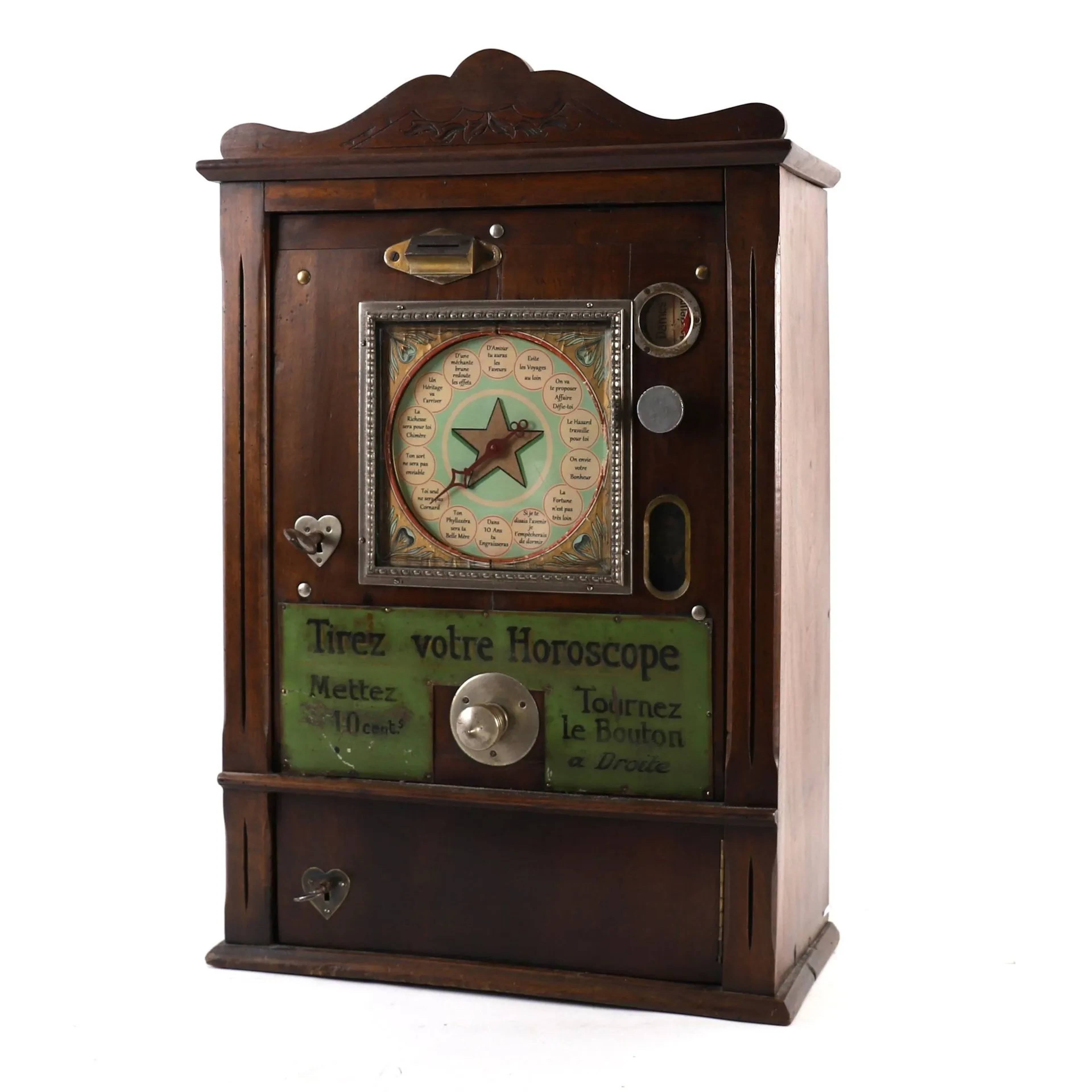 "HOROSCOPE" SLOT MACHINE, CIRCA 1910 - Lot 181
