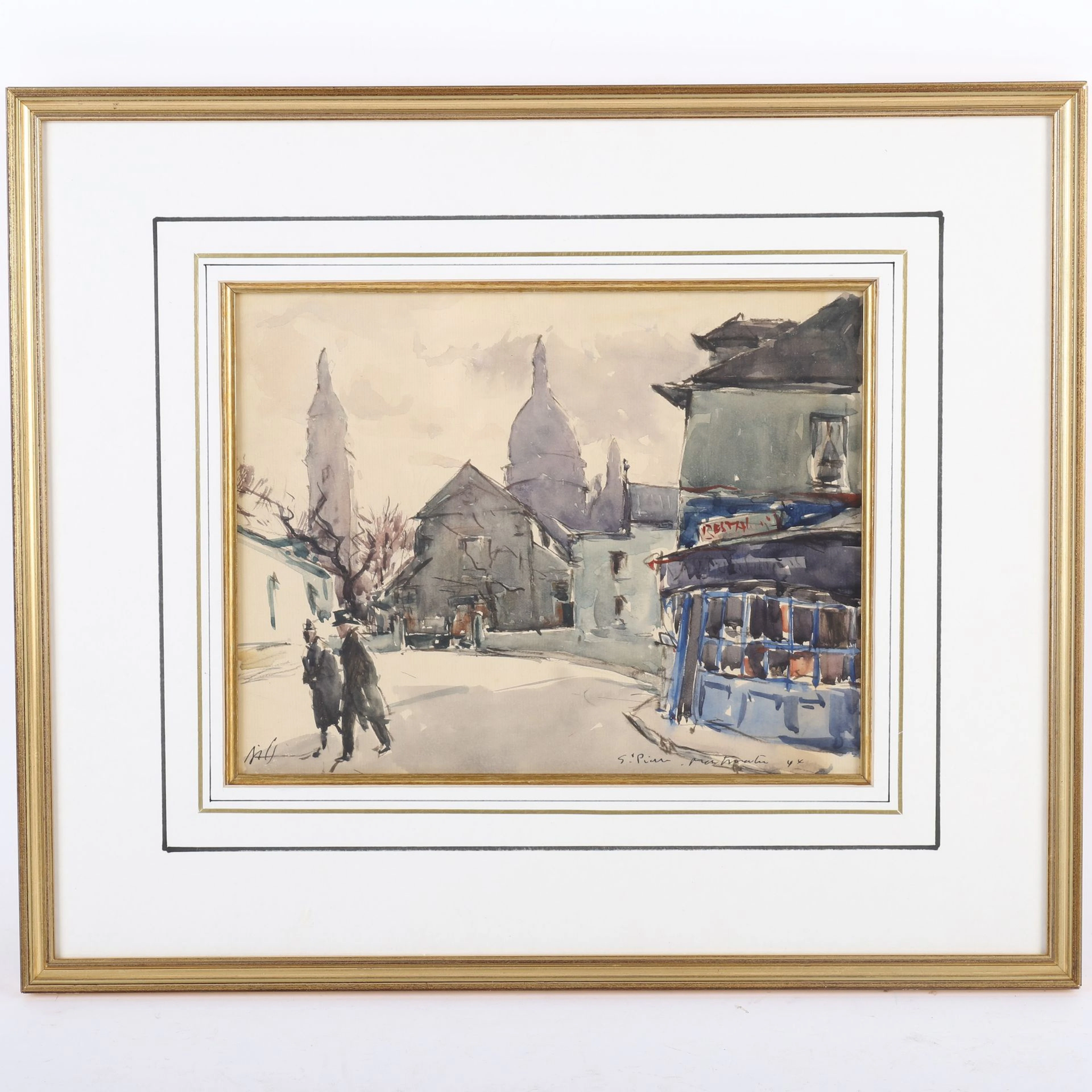 TABLEAU "SAINT PIERRE MONTMARTRE", 20th century French schoo - Lot 268