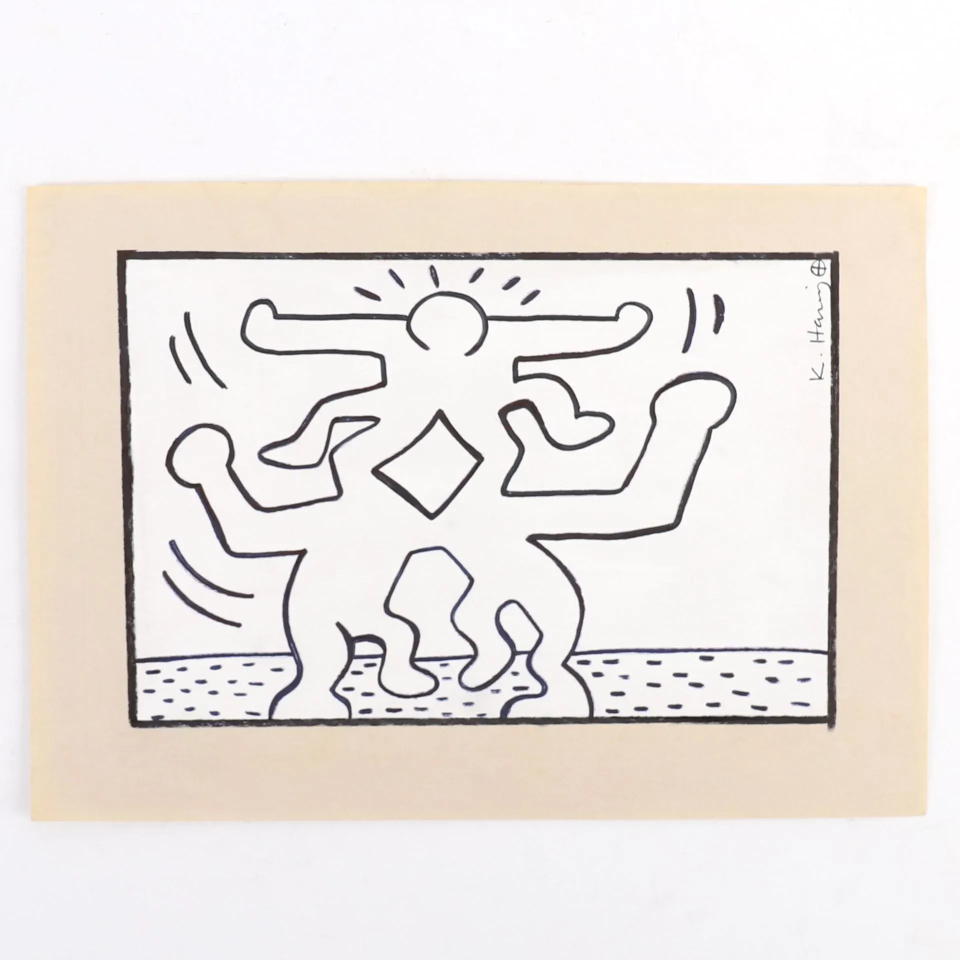 WORK "UNTITLED" after Keith HARING (1958–1990) - Lot 129