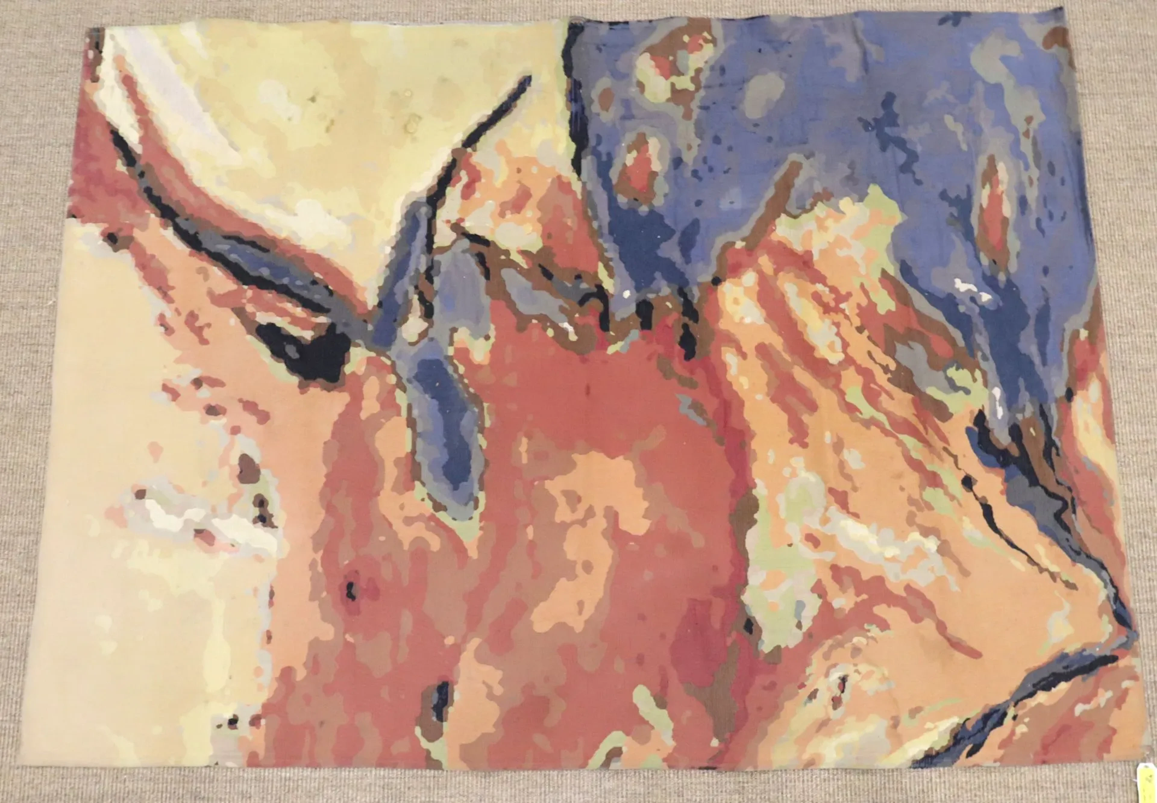 MODERN "MISTRAL" TAPESTRY IN THE STYLE OF Serge LESAGE (20th - Lot 218