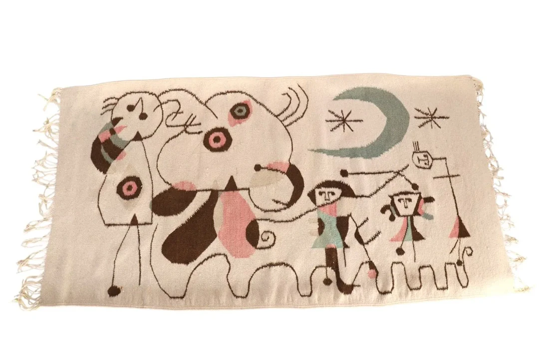 TAPESTRY IN THE STYLE OF Joan MIRO (1893-1983) - Lot 321