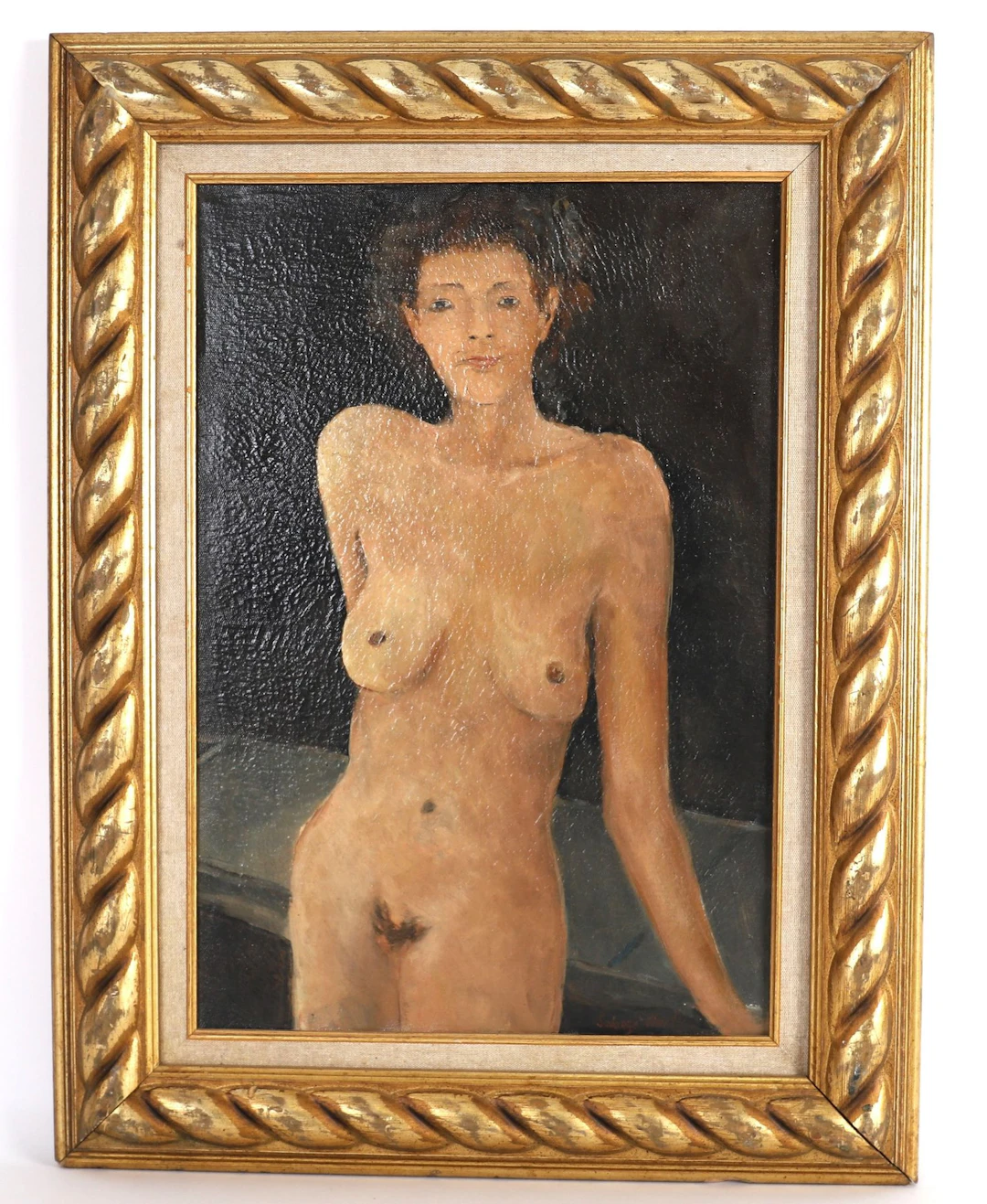 PAINTING "NUDE WOMAN," 20th Century - Lot 223