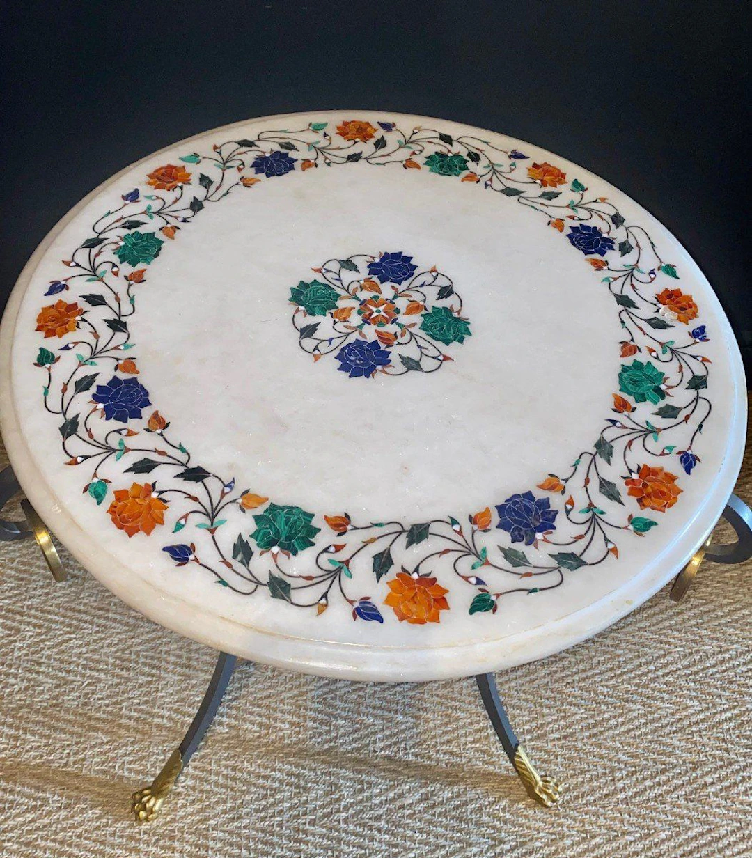 ELEGANT NEO-CLASSIC STYLE GUERIDON 20th C. - Lot 132