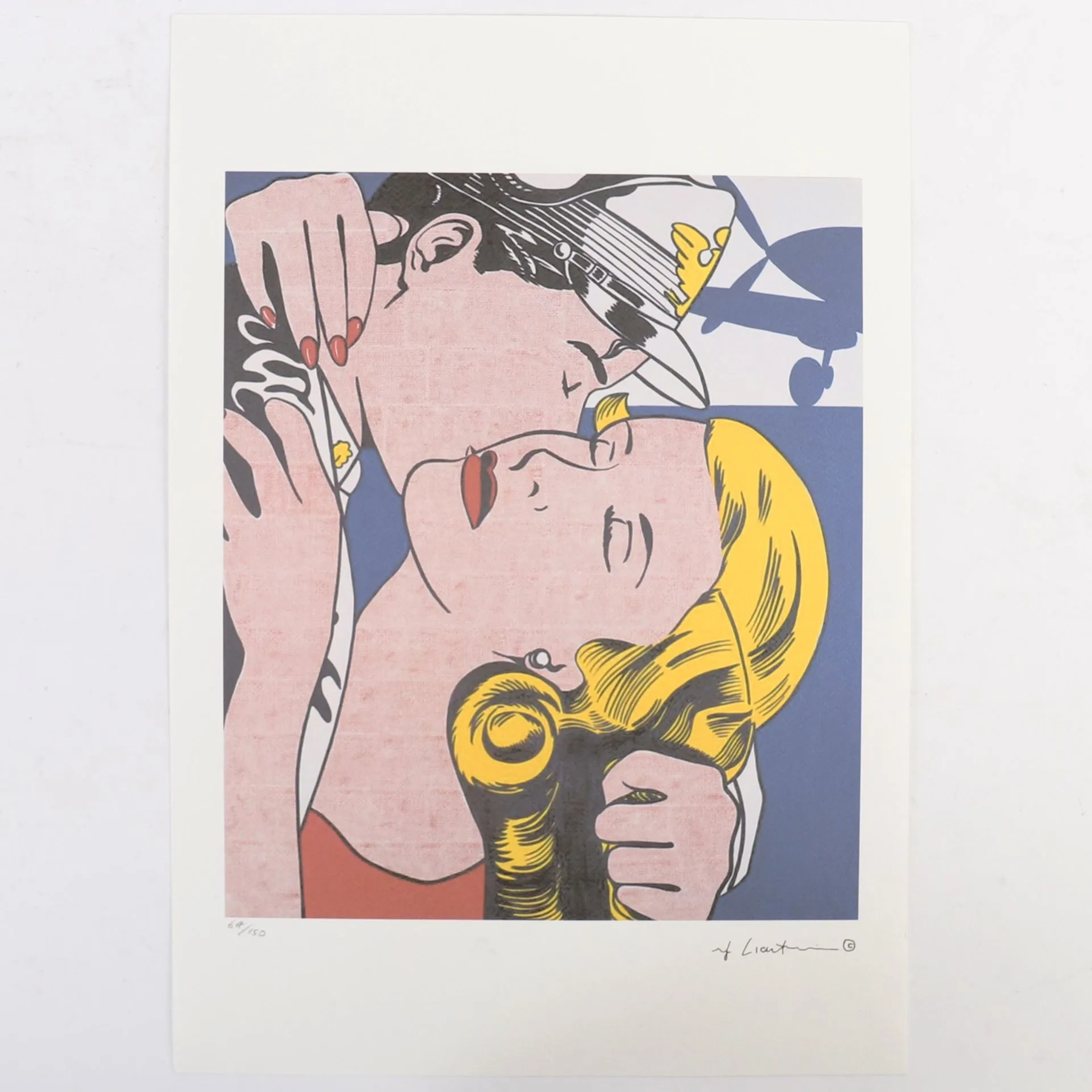 ARTWORK "GIRL" Based on a work by Roy LICHTENSTEIN (1923–199 - Lot 208