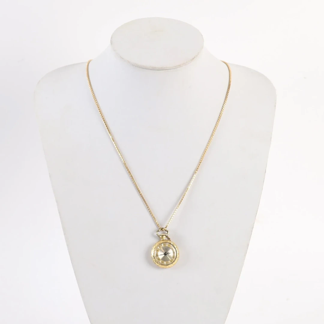 POCKET WATCH AND YELLOW GOLD CHAIN - Lot 25
