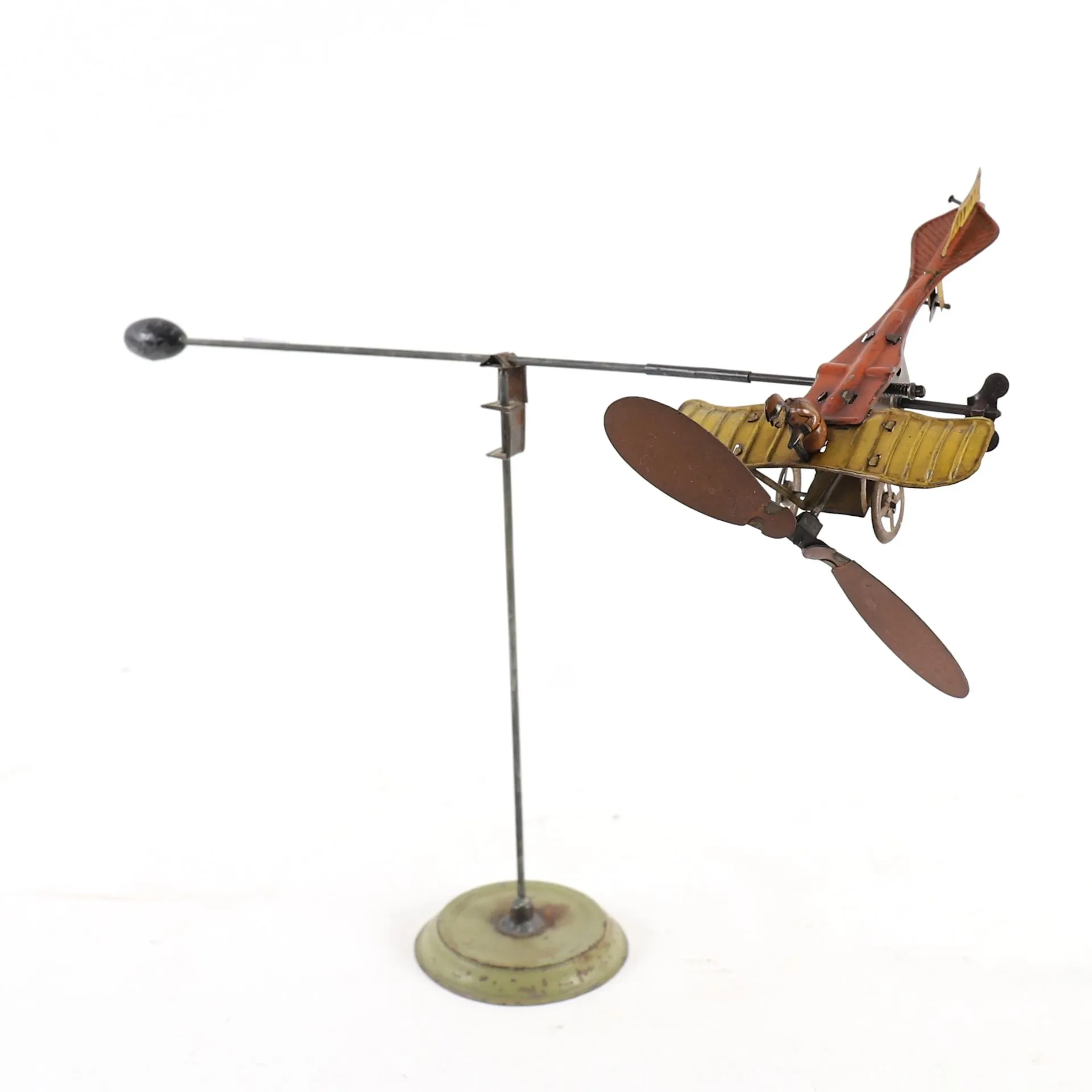 DISTLER - DISTLER BLÉRIOT TOY AIRPLANE, SHEET METAL, DIVE AN - Lot 172