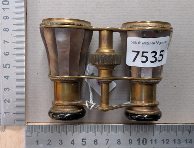Vintage spotting binoculars—see photos for dimensions and condition