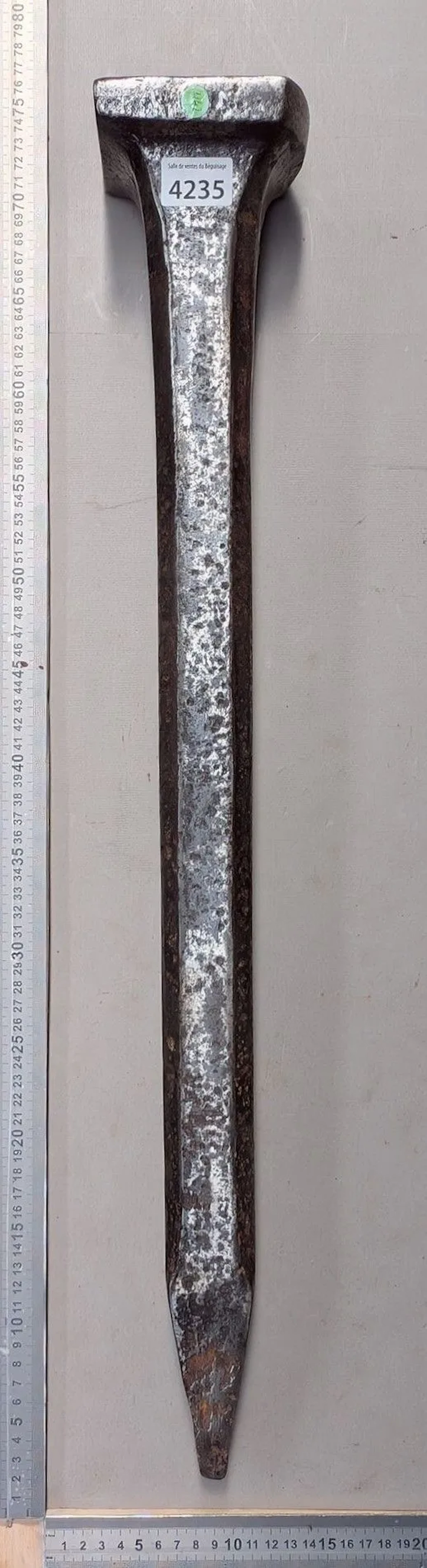 1 antique steel bigorne - See photos for dimensions and condition