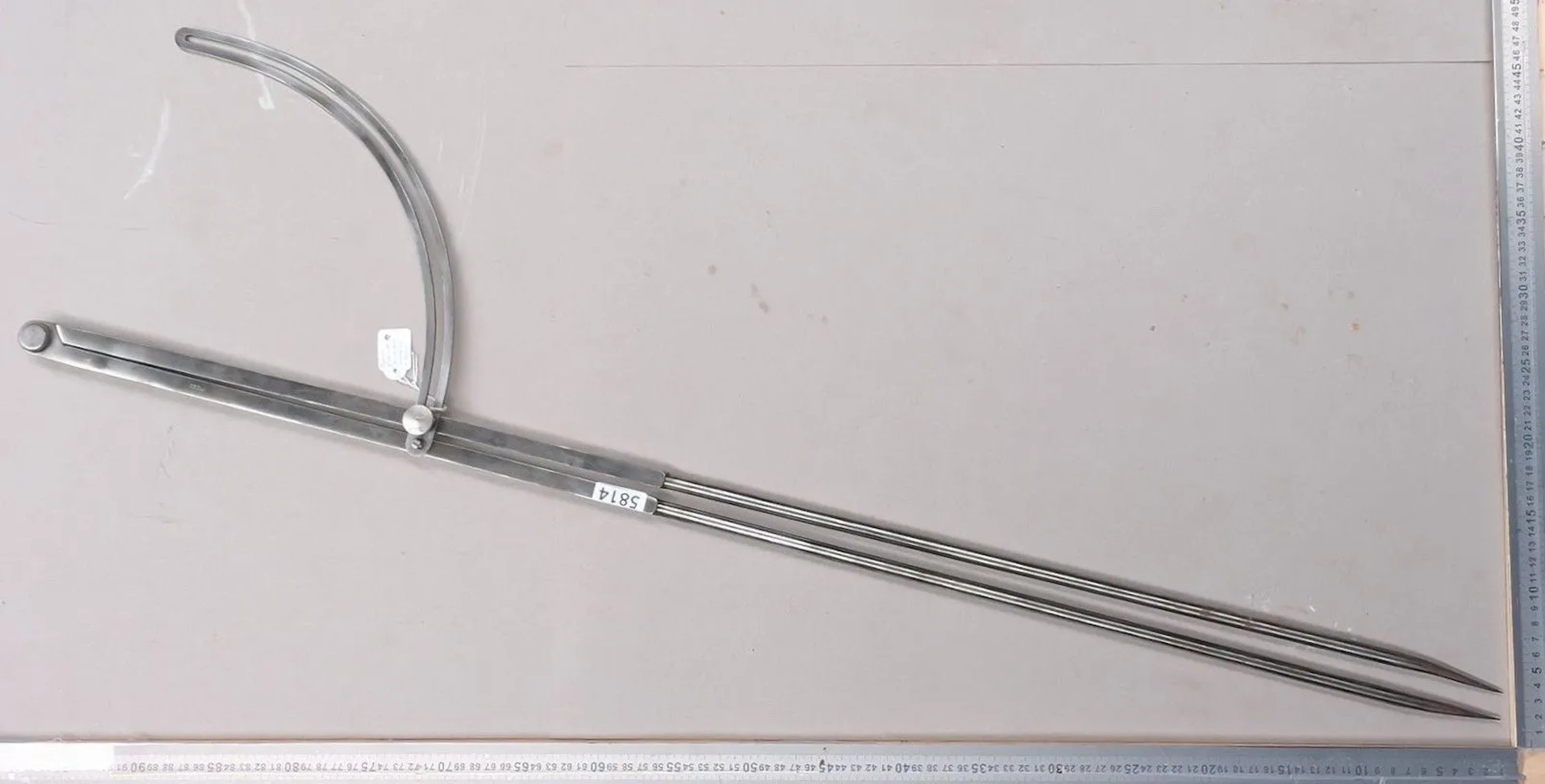 Rare antique 18th-century compass, 1 meter - See photos for dimensions