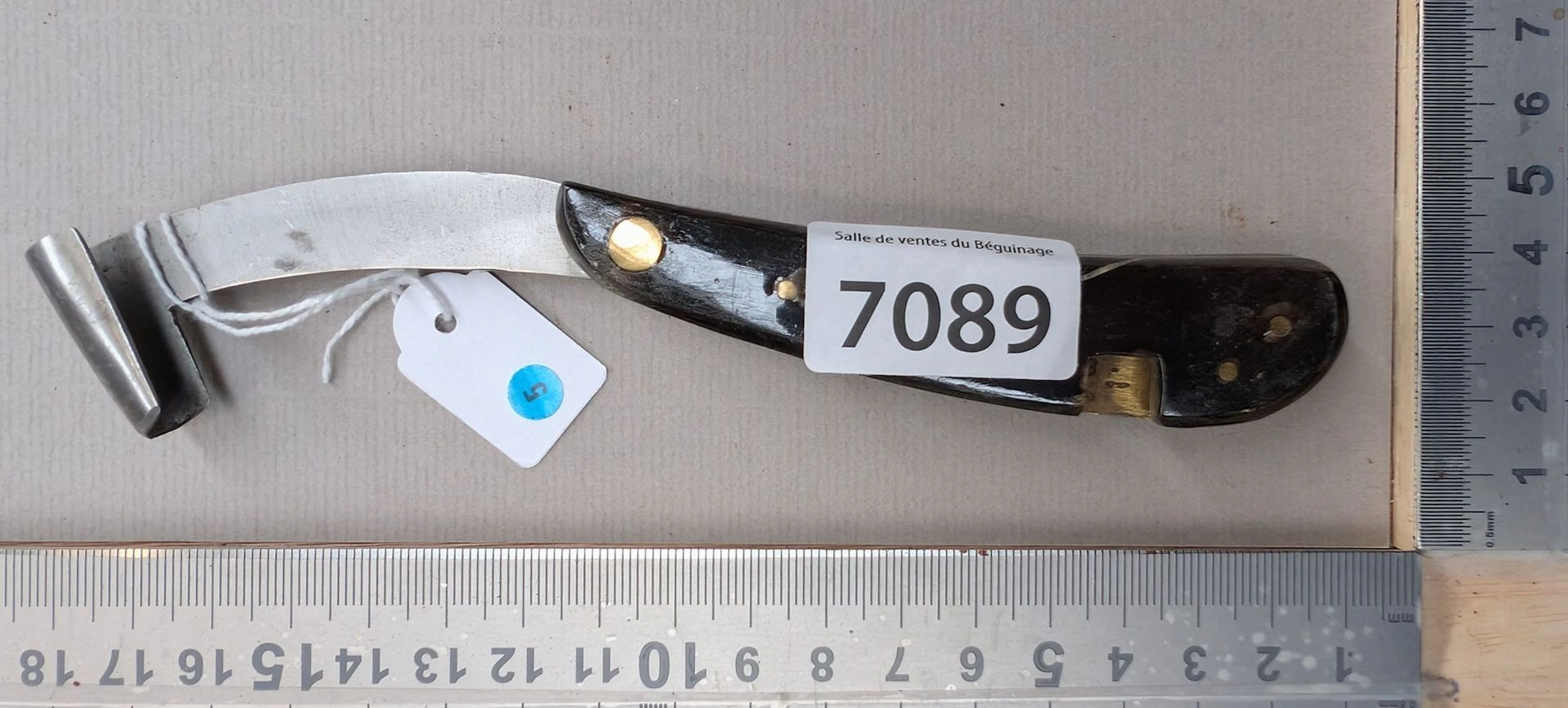 Forester's claw with horn handle (folding) - See photos for dimensions