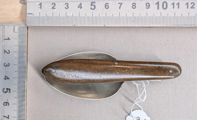 Antique folding spoon—see photos for dimensions and condition