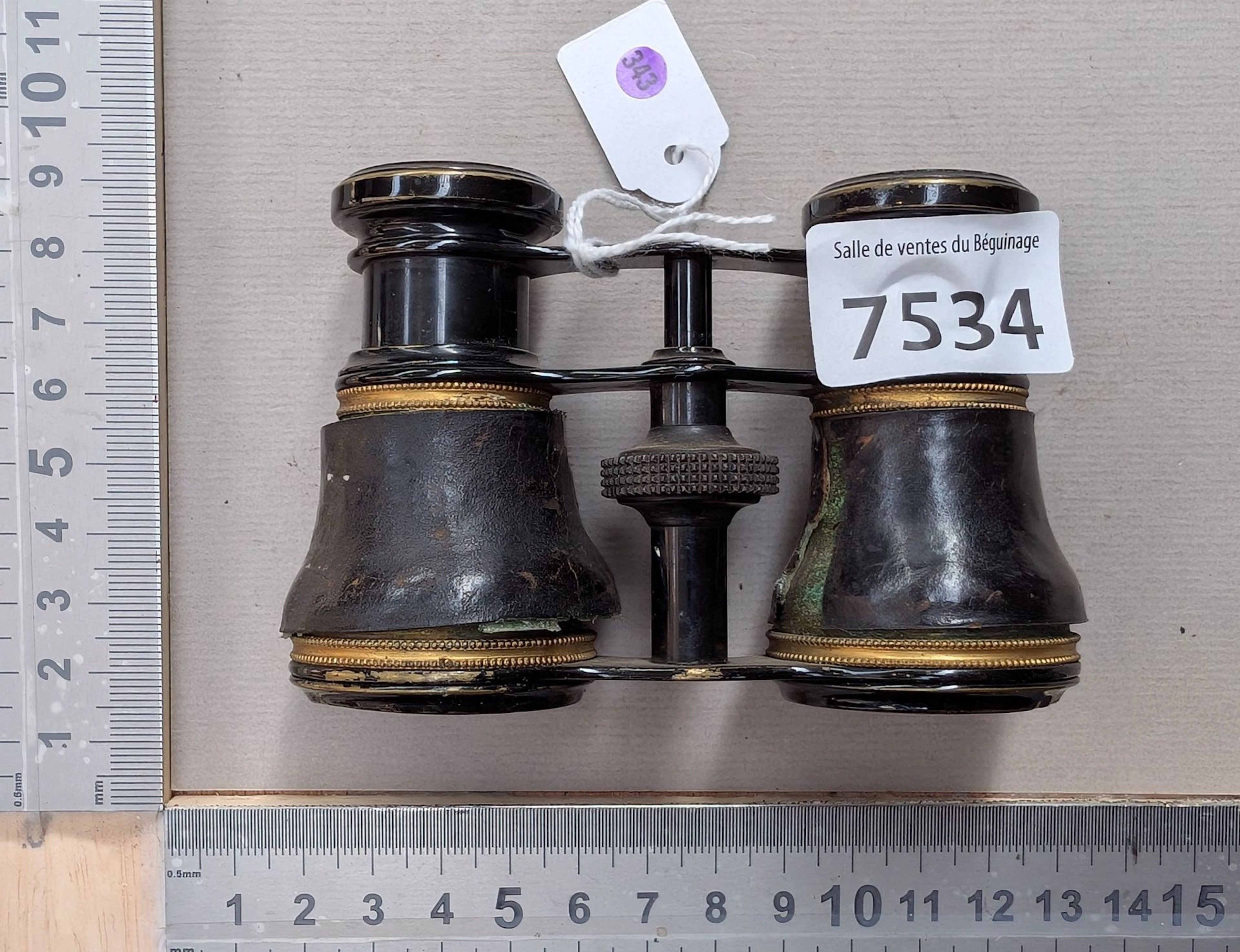 Vintage spotting binoculars—see photos for dimensions and condition