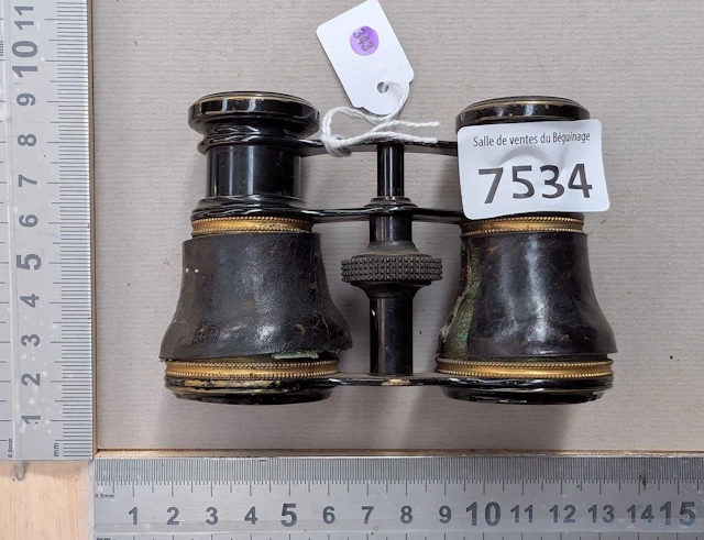 Vintage spotting binoculars—see photos for dimensions and condition