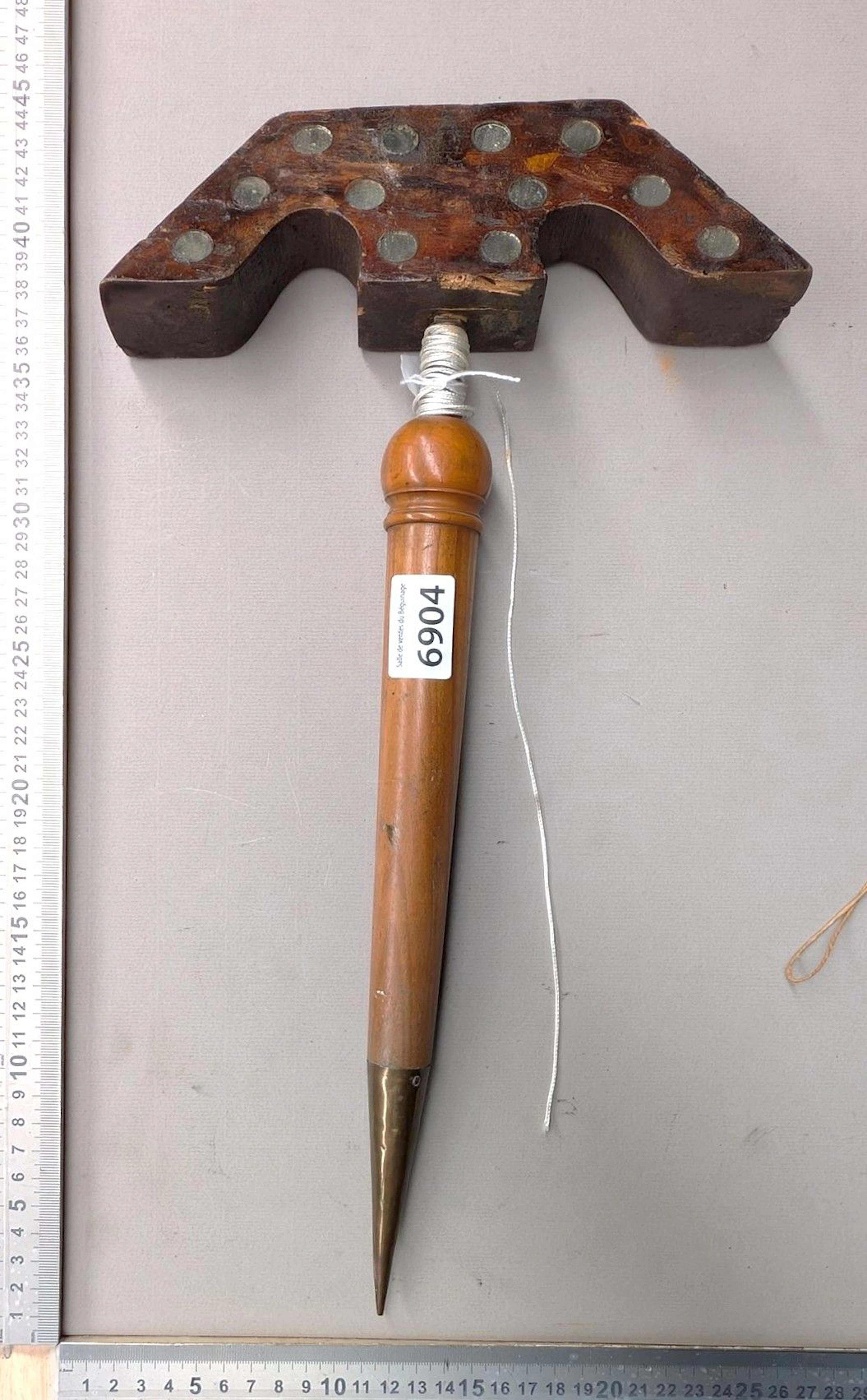 1 antique "mirror for larks" - See photos for dimensions and condition