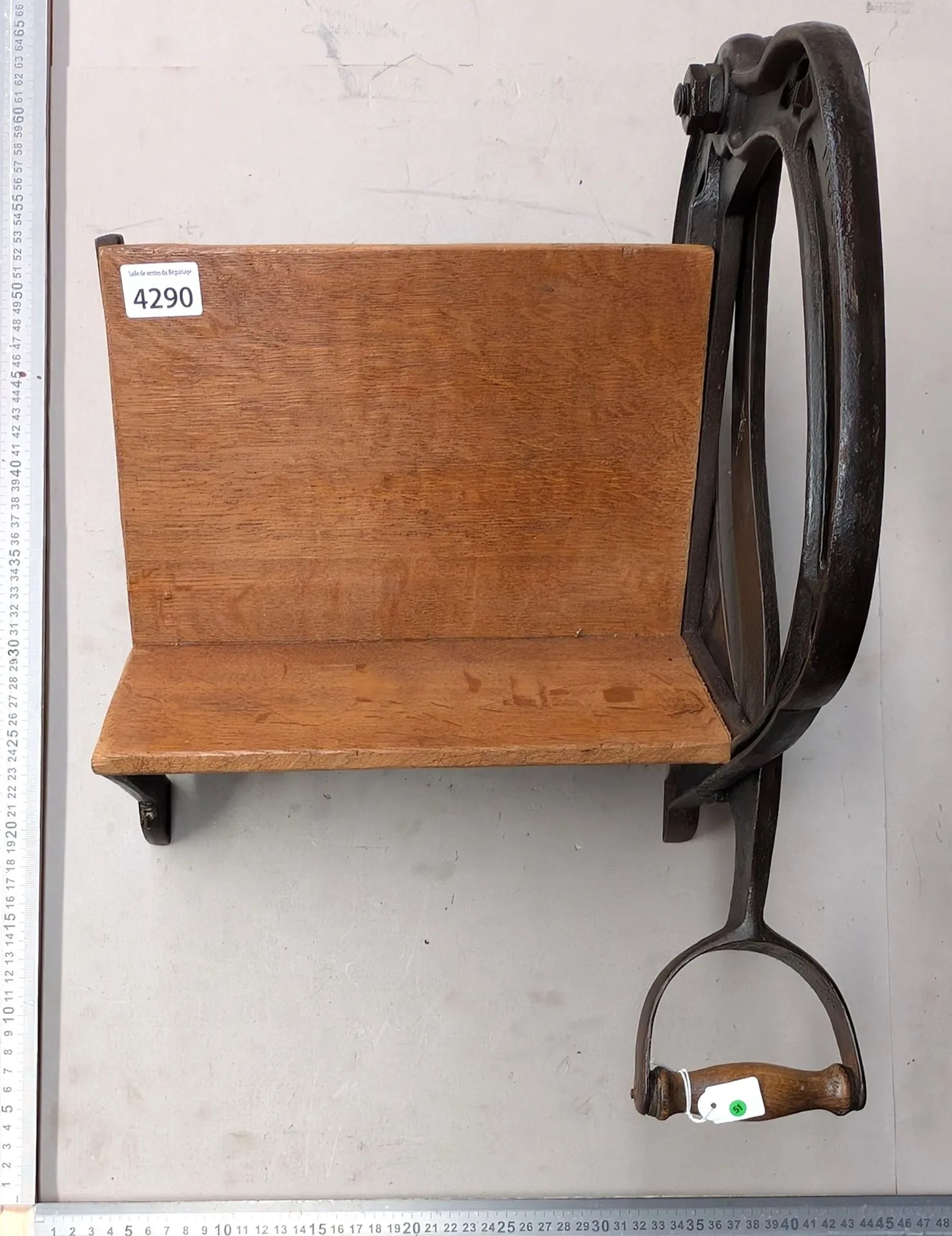 1 vintage bread cutter—see photos for dimensions and condition