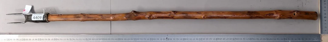 Antique mailman's cane—see photos for dimensions and condition
