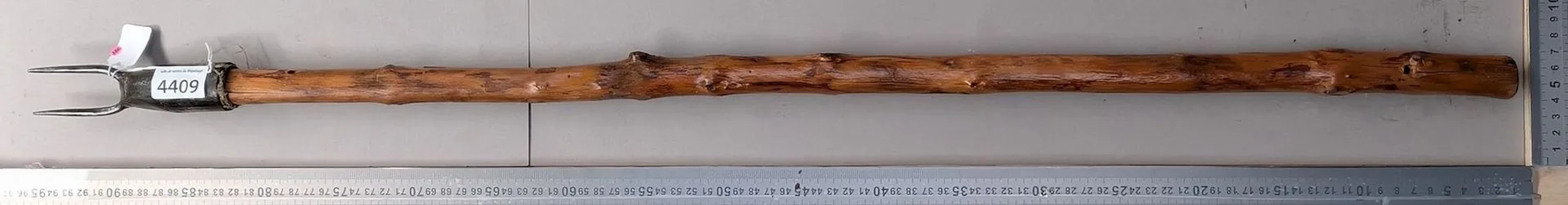 Antique mailman's cane—see photos for dimensions and condition