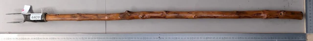 Antique mailman's cane—see photos for dimensions and condition