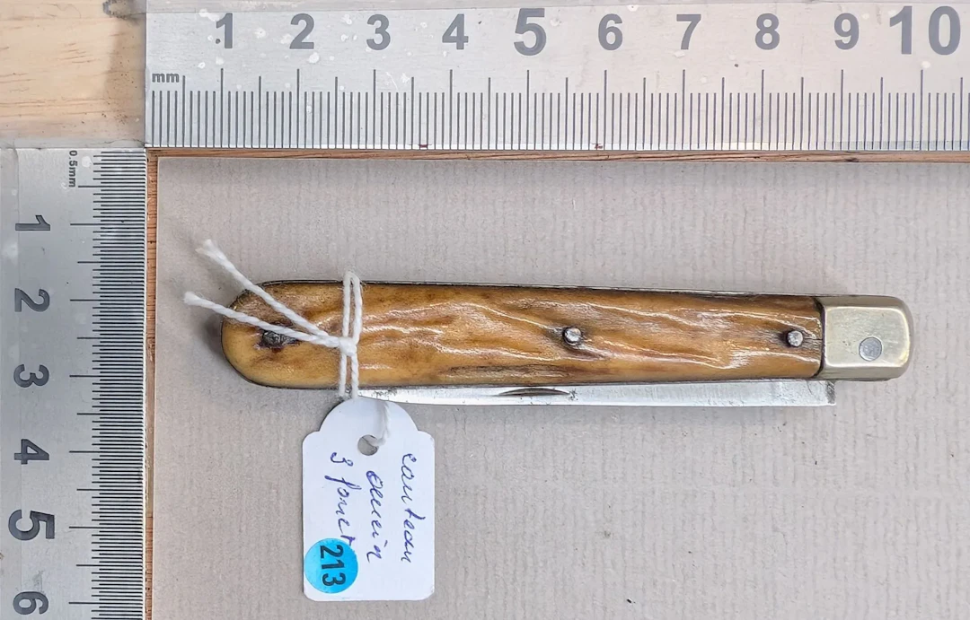 Antique 3-in-1 knife—see photos for dimensions and condition