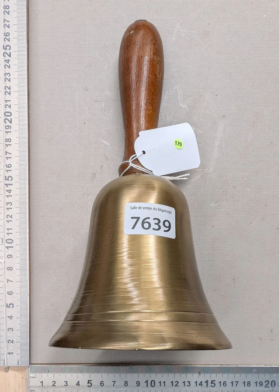 Large 19th-century convent bell—see photos for dimensions and condition