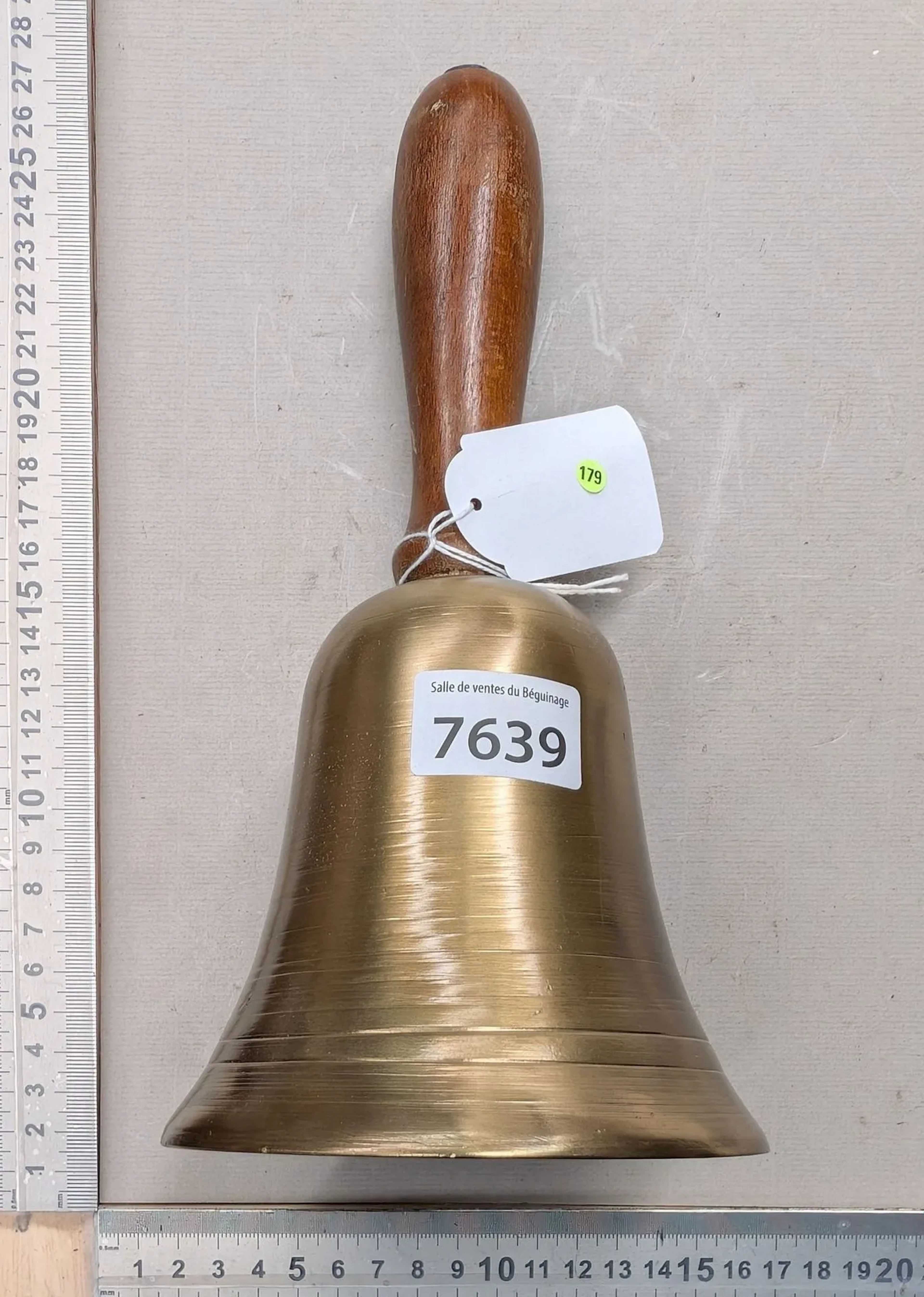 Large 19th-century convent bell—see photos for dimensions and condition