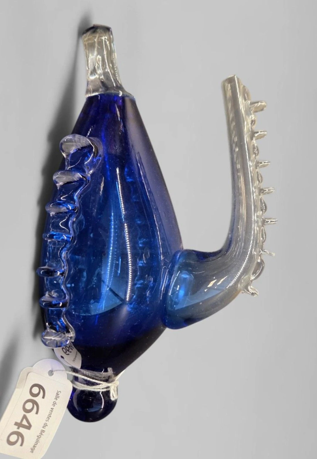 17th-century water-barometer bottle—see photos for dimensions and condition