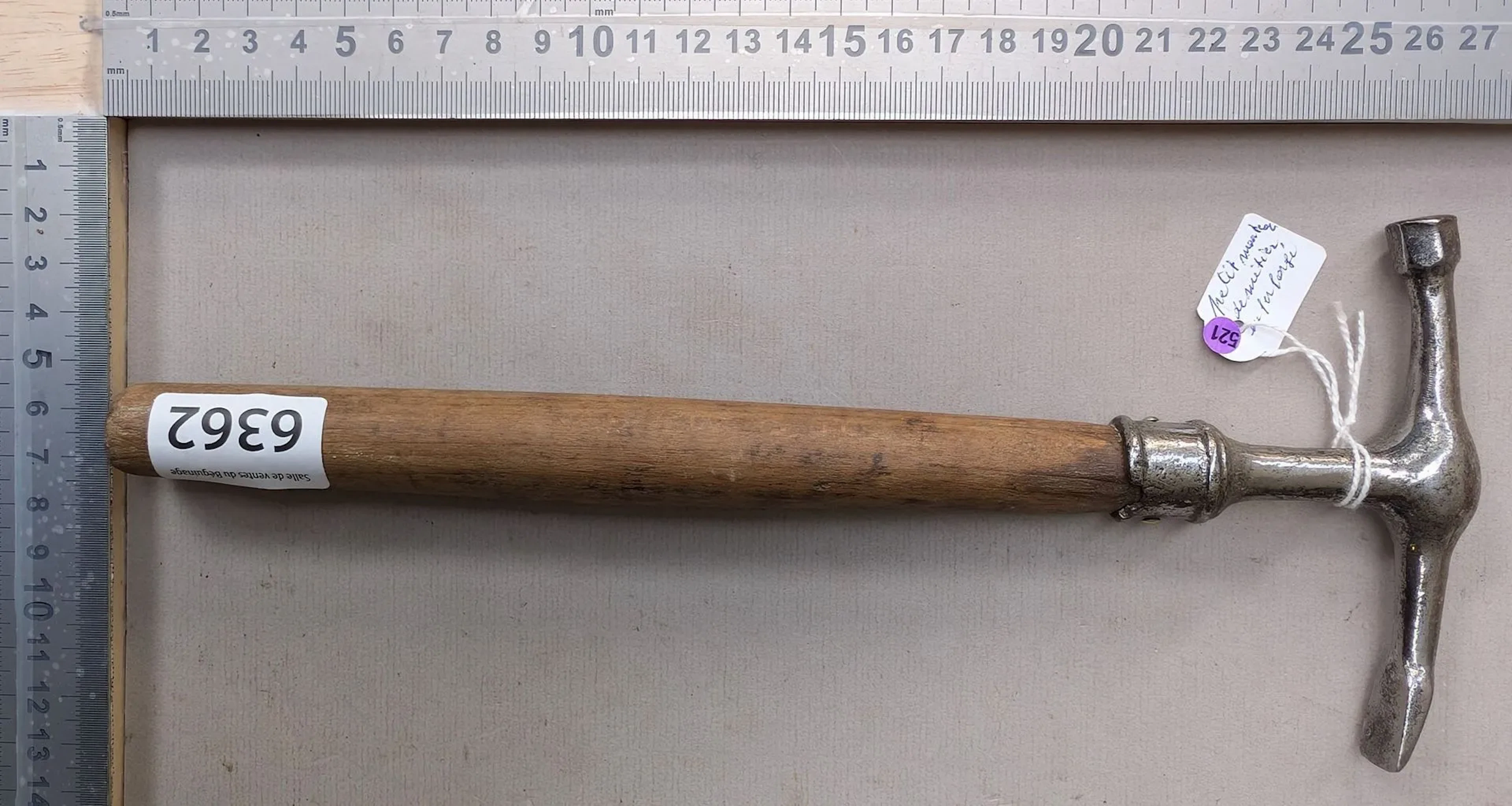 1 small hammer used in upholstery and leatherwork—see photos for dimensions