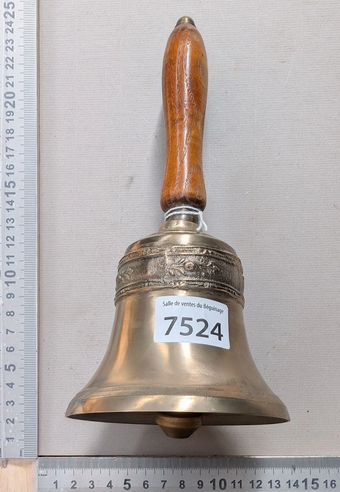 1 beautiful 18th-century convent bell—see photos for dimensions and condition