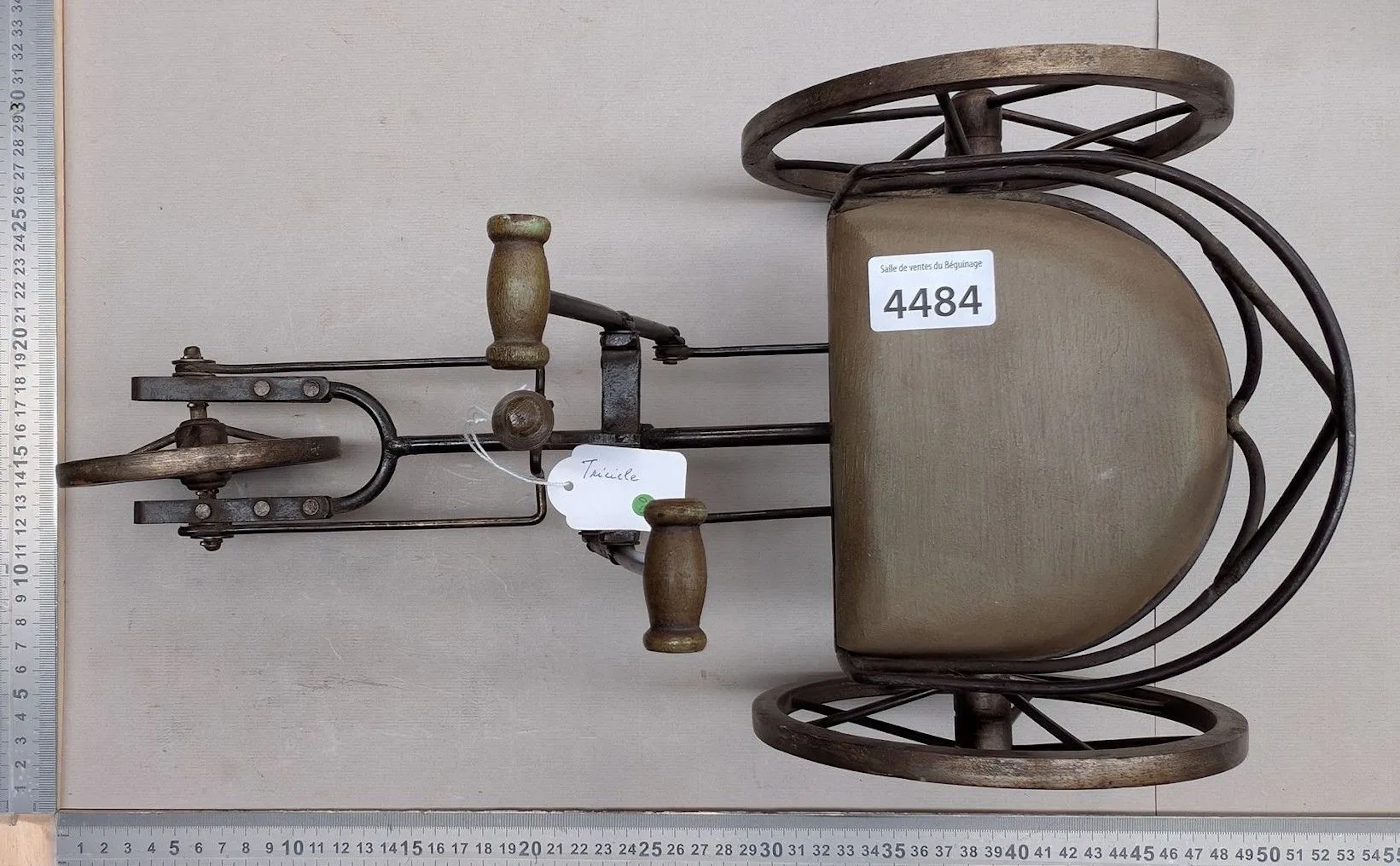 Small forged tricycle—see photos for dimensions and condition