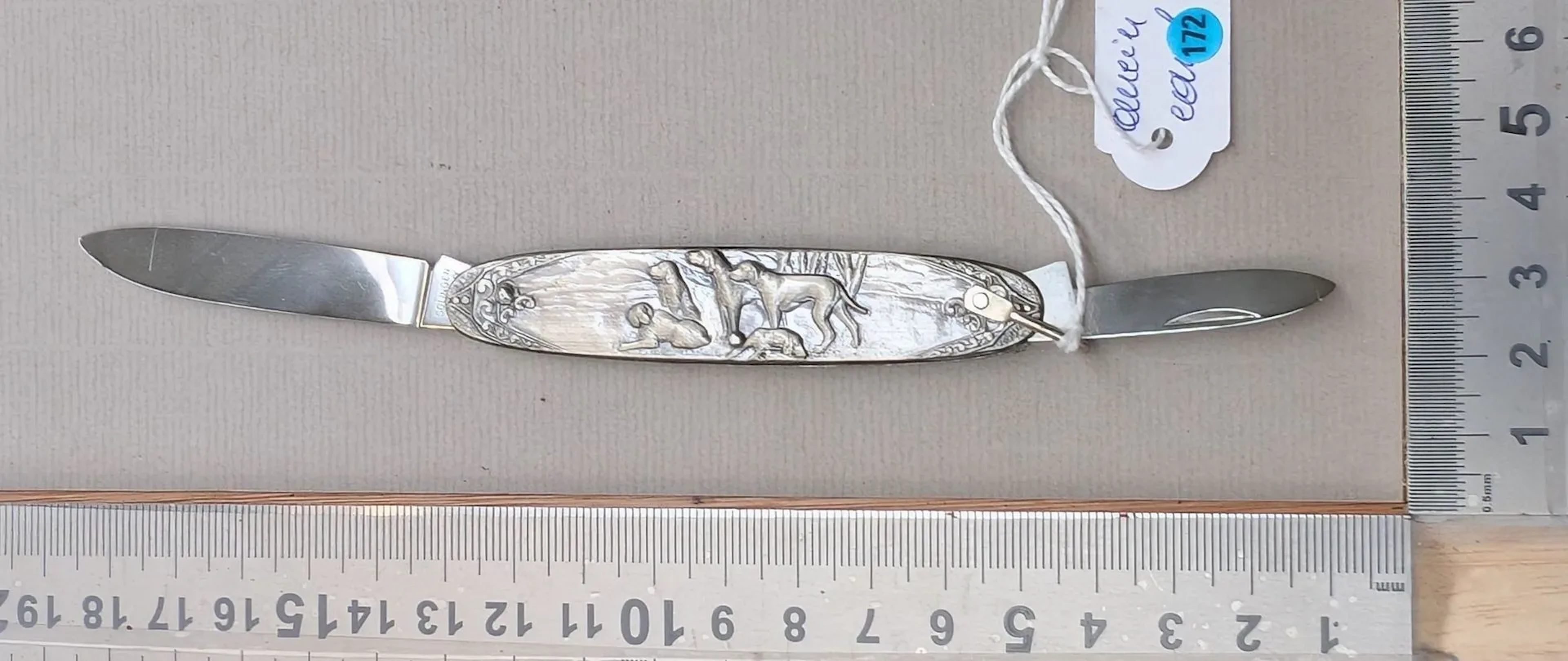 Vintage 2-blade STANLESS pocket knife—see photos for dimensions and condition