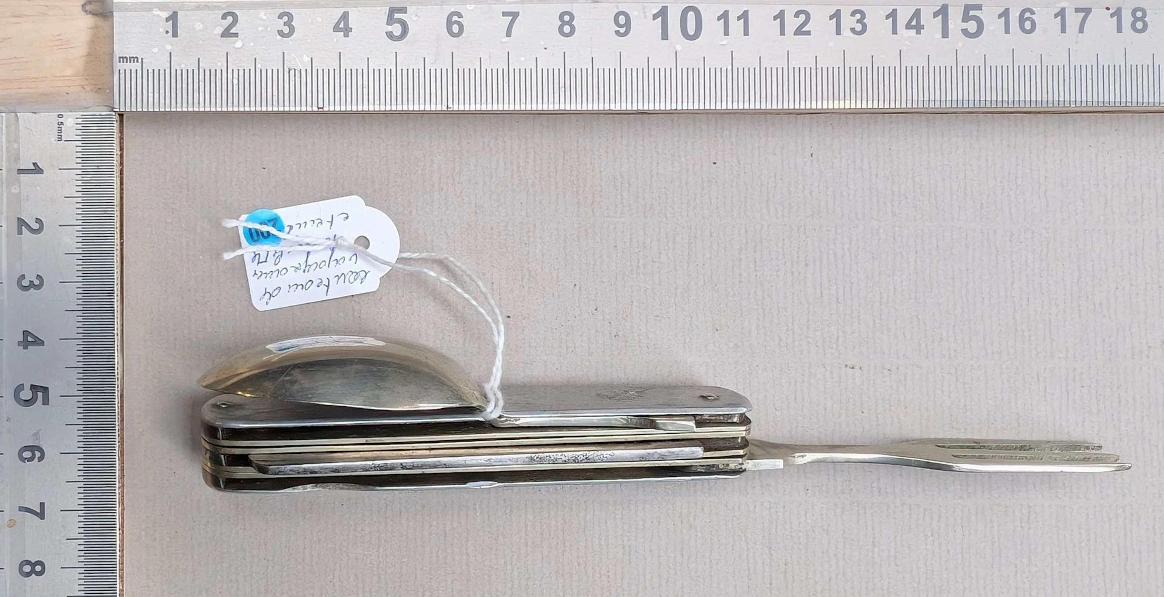 3-in-1 Camping Pocket Knife (Travel Knife) - See photos for dimensions