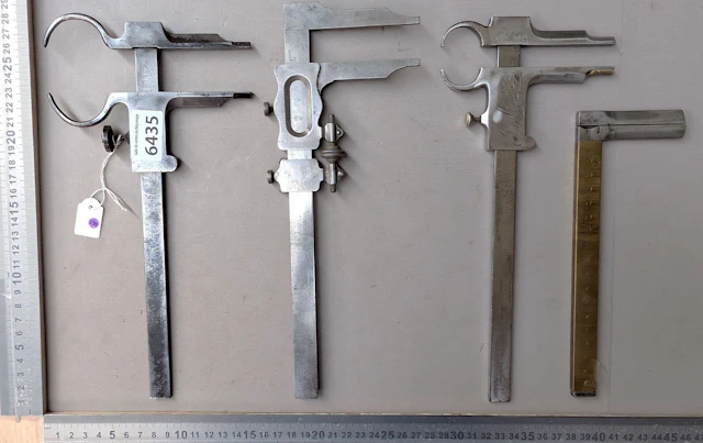 4 different calipers—see photos for dimensions and condition